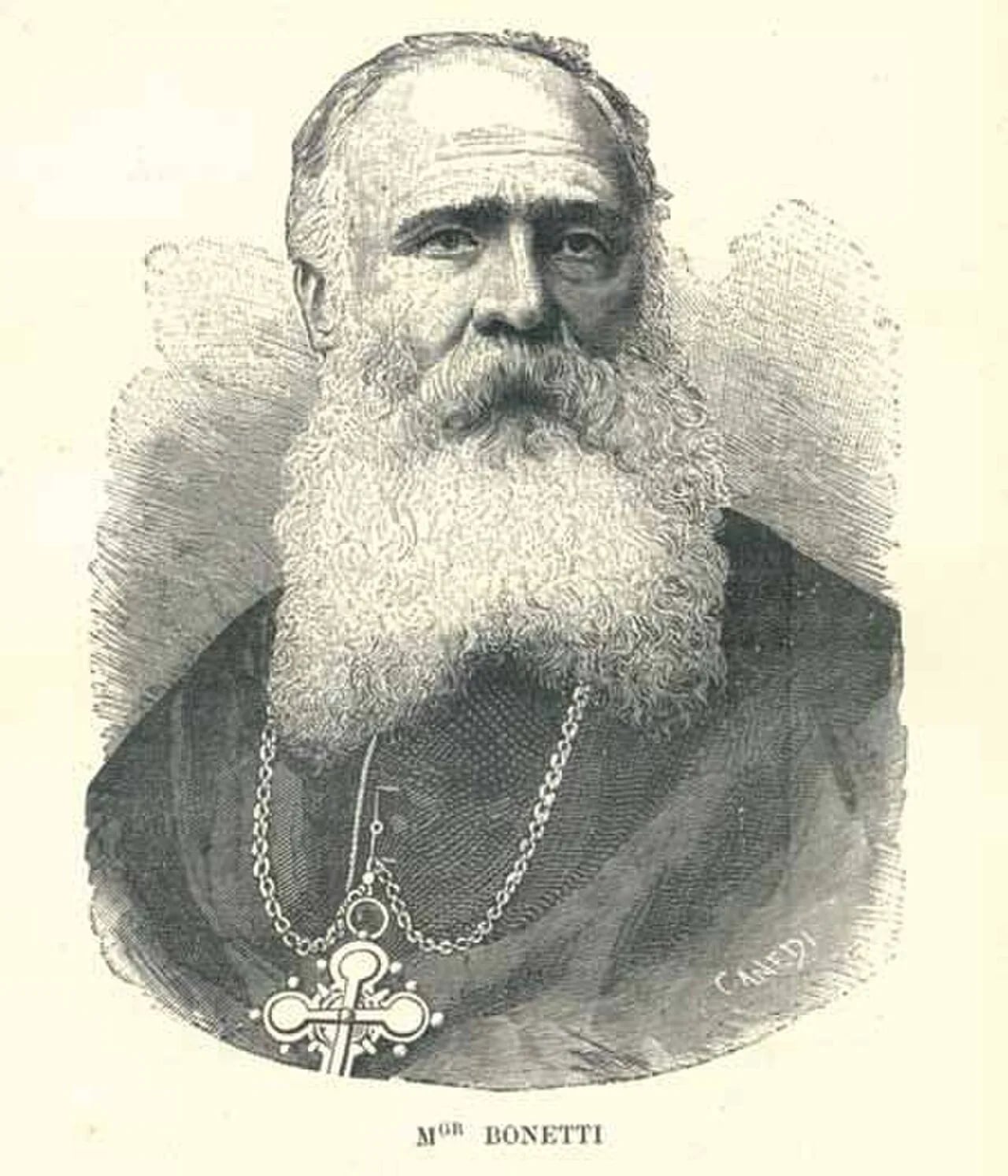 Porträt von Augusto Bonetti (1835–1904) – Gedenkseite