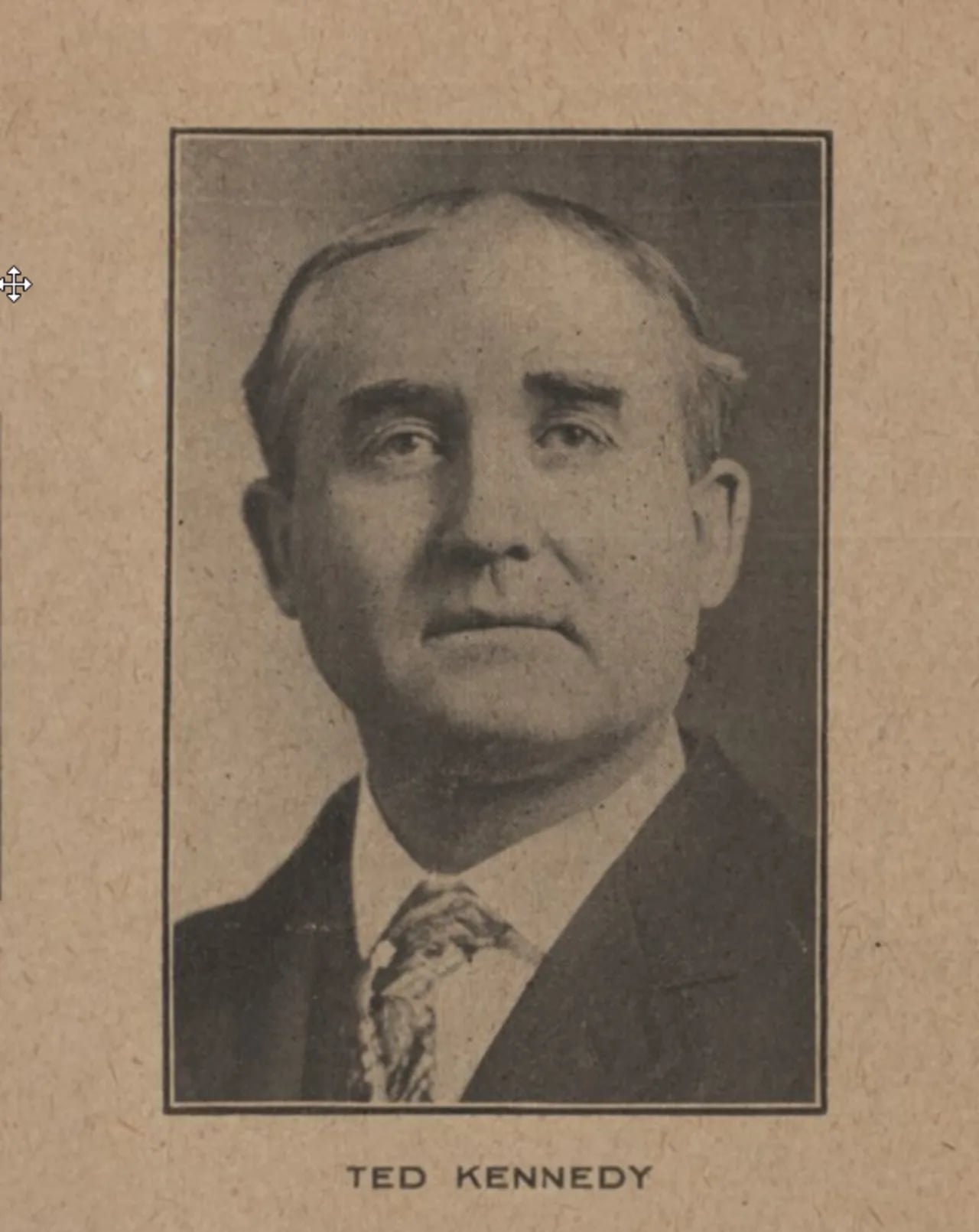 Porträt von Ted Kennedy (1865–1907) – Gedenkseite