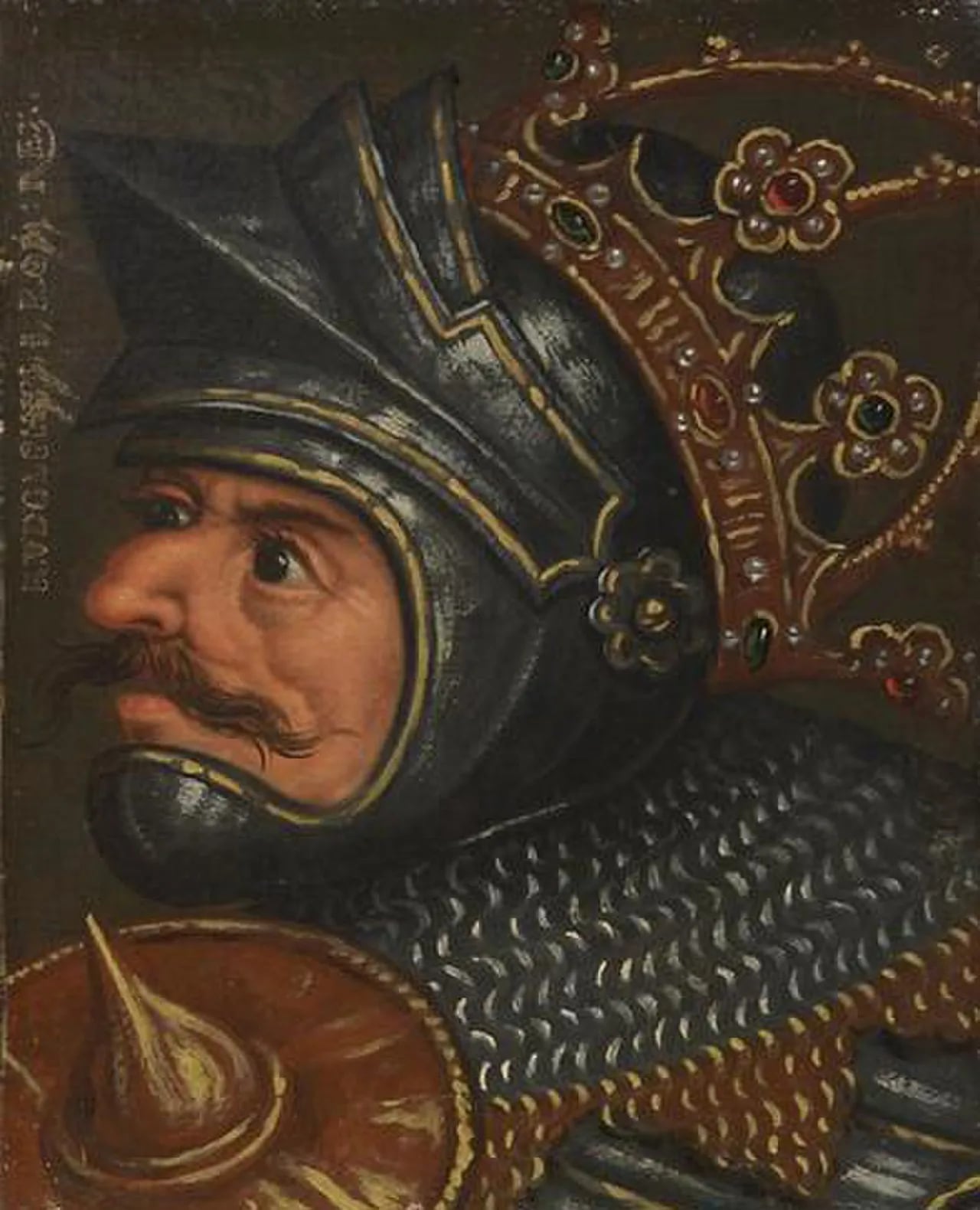 Porträt von Rudolf I. (1218–1291) – Gedenkseite