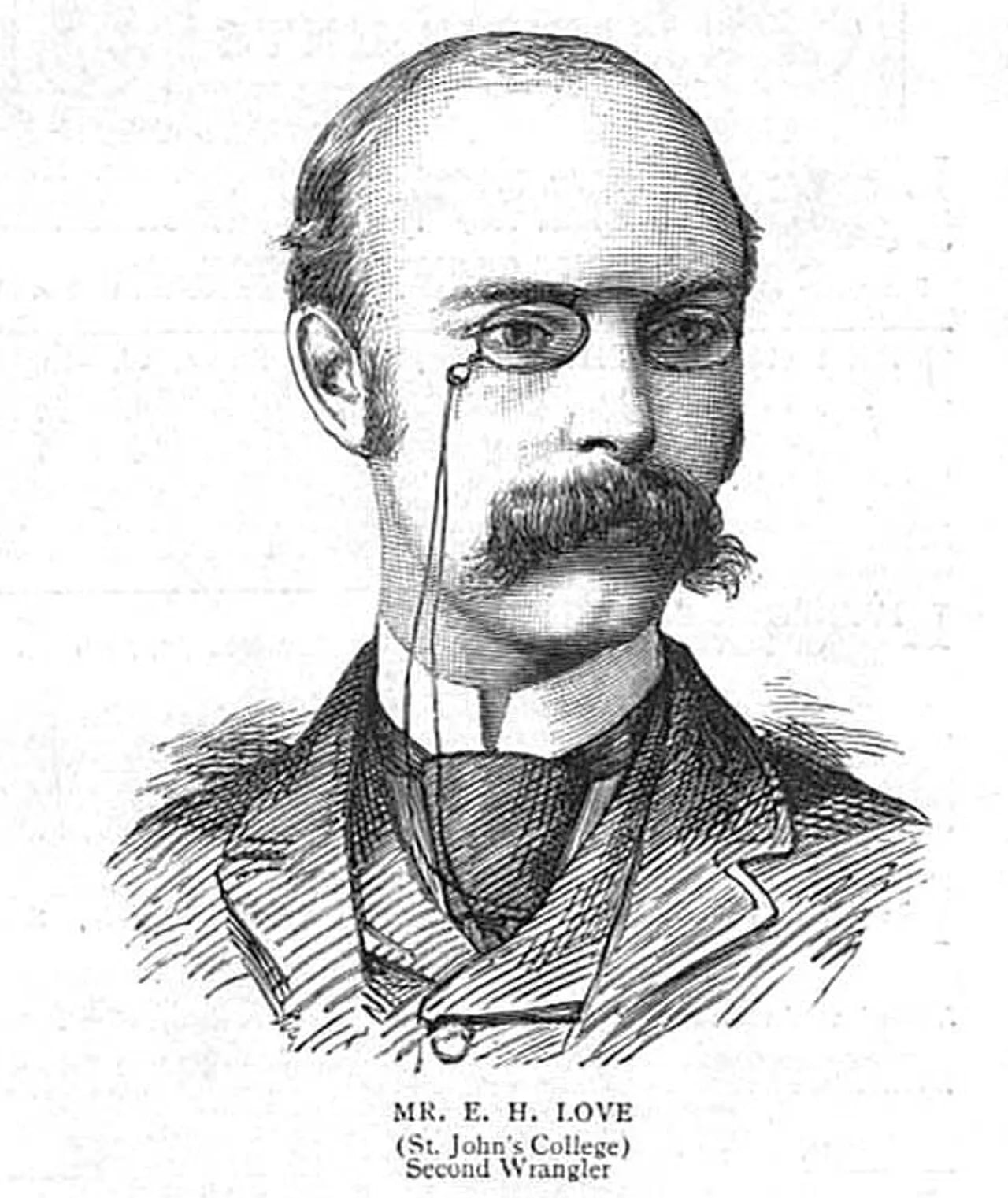Porträt von Augustus Edward Hough Love (1863–1940) – Gedenkseite