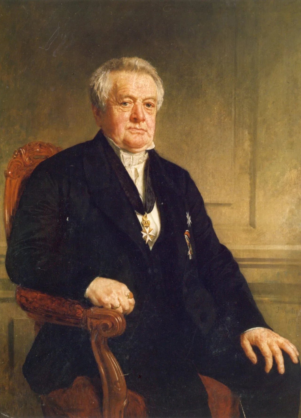Porträt von Friedrich Wilhelm Carl von Plettenberg-Heeren (1796–1861) – Gedenkseite