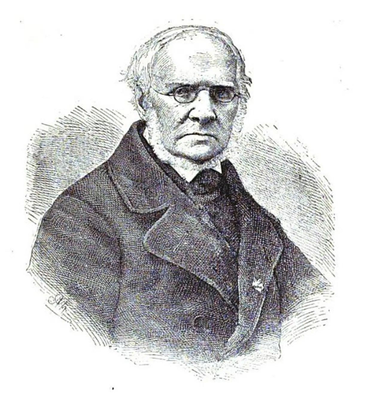 Porträt von Karl Ludwig Hencke (1793–1866) – Gedenkseite