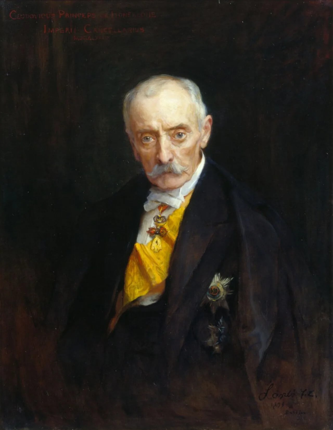 Porträt von Chlodwig zu Hohenlohe-Schillingsfürst (1819–1901) – Gedenkseite