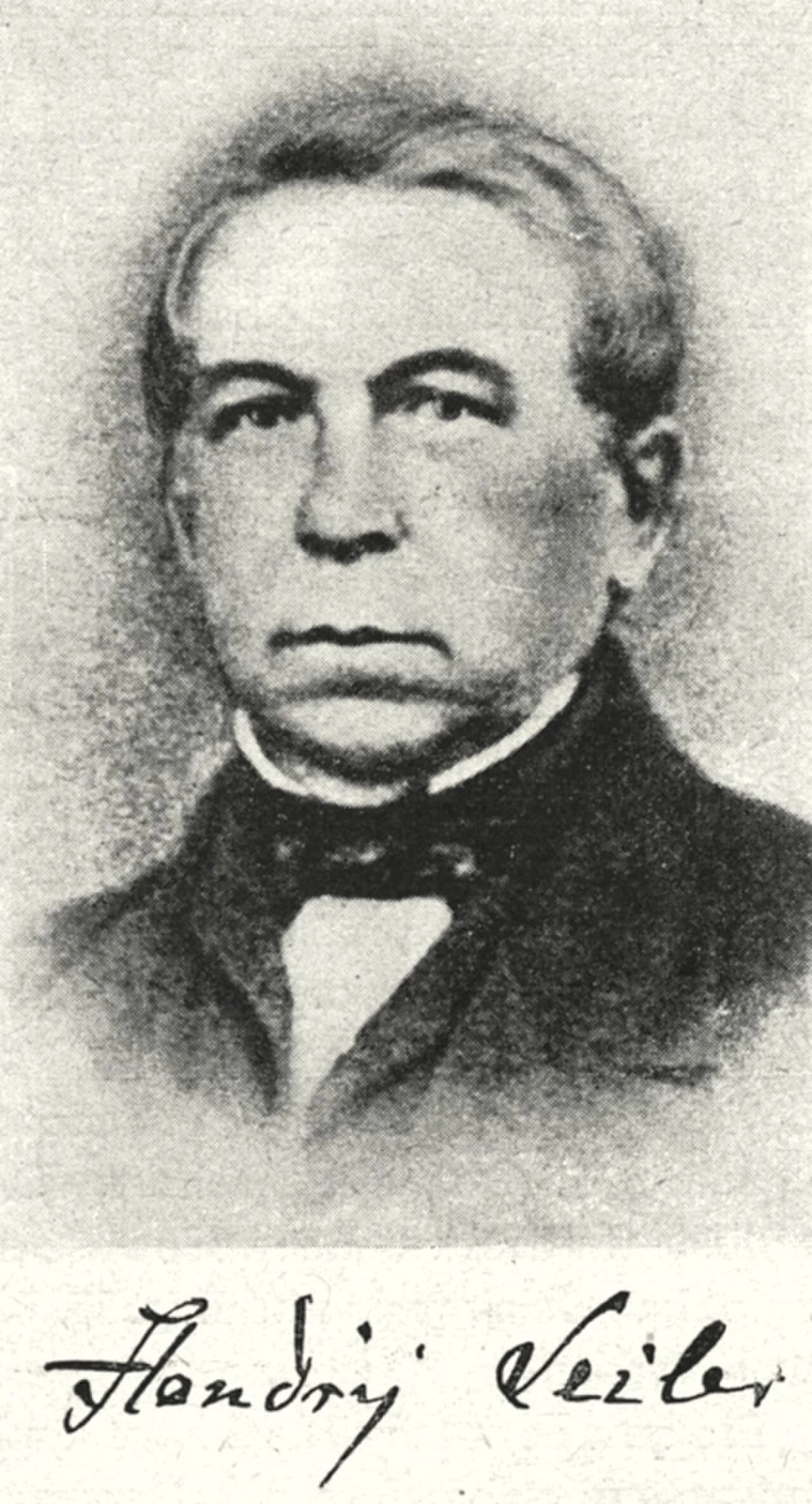 Porträt von Handrij Zejler (1804–1872) – Gedenkseite