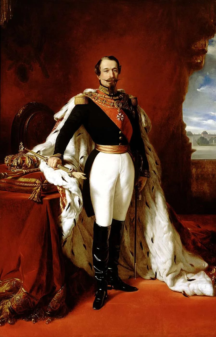 Porträt von Napoleon III. (1808–1873) – Gedenkseite