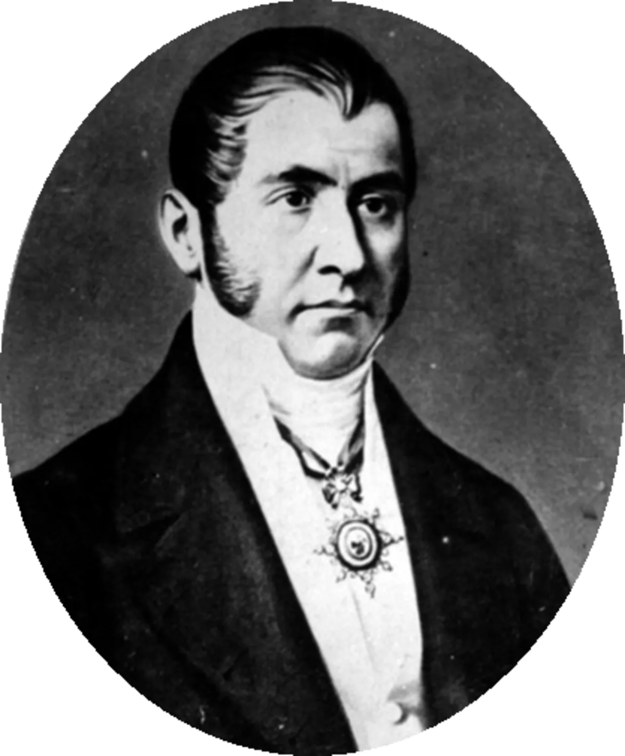 Porträt von Pedro Vélez (1787–1848) – Gedenkseite