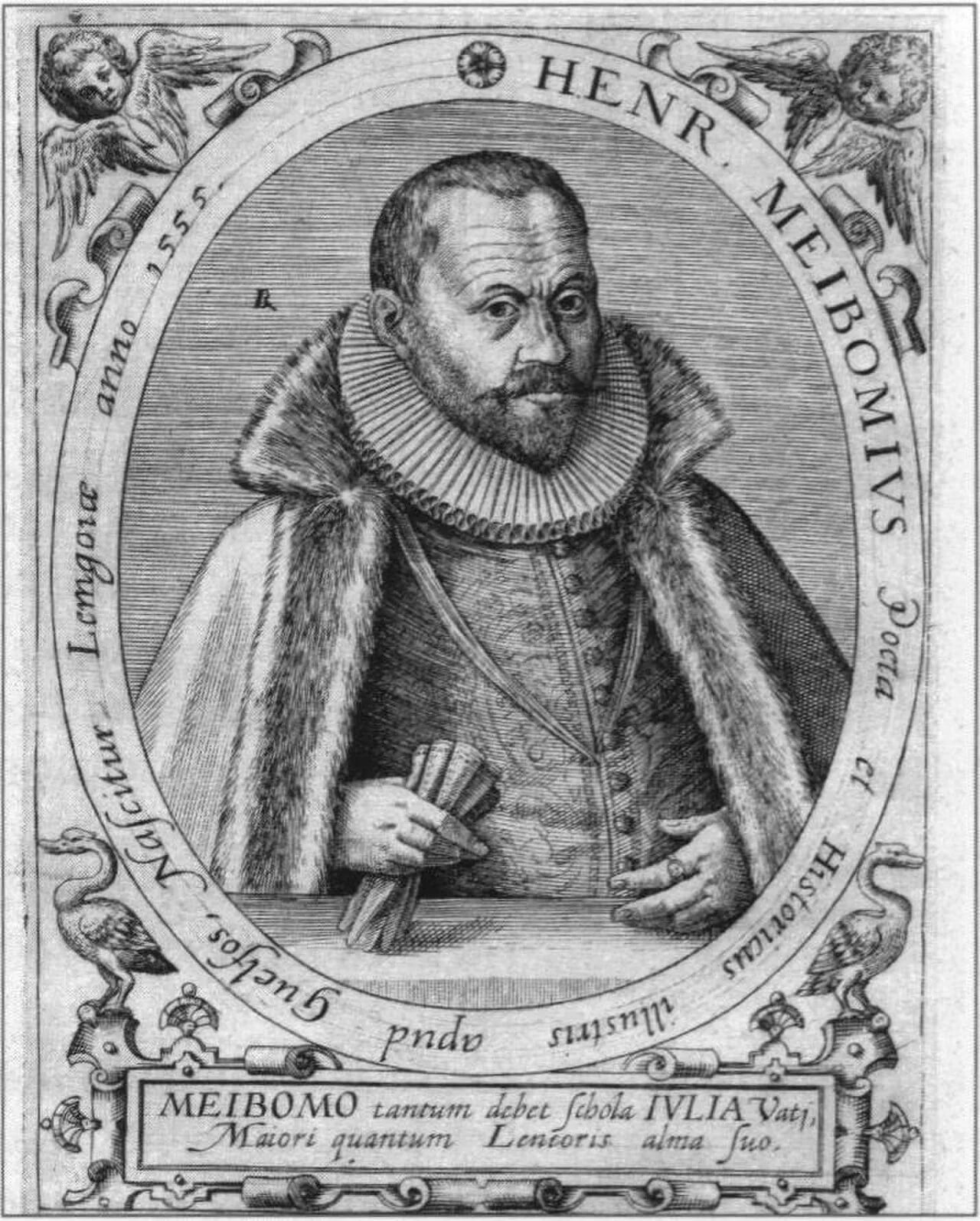 Porträt von Heinrich Meibom (1555–1625) – Gedenkseite