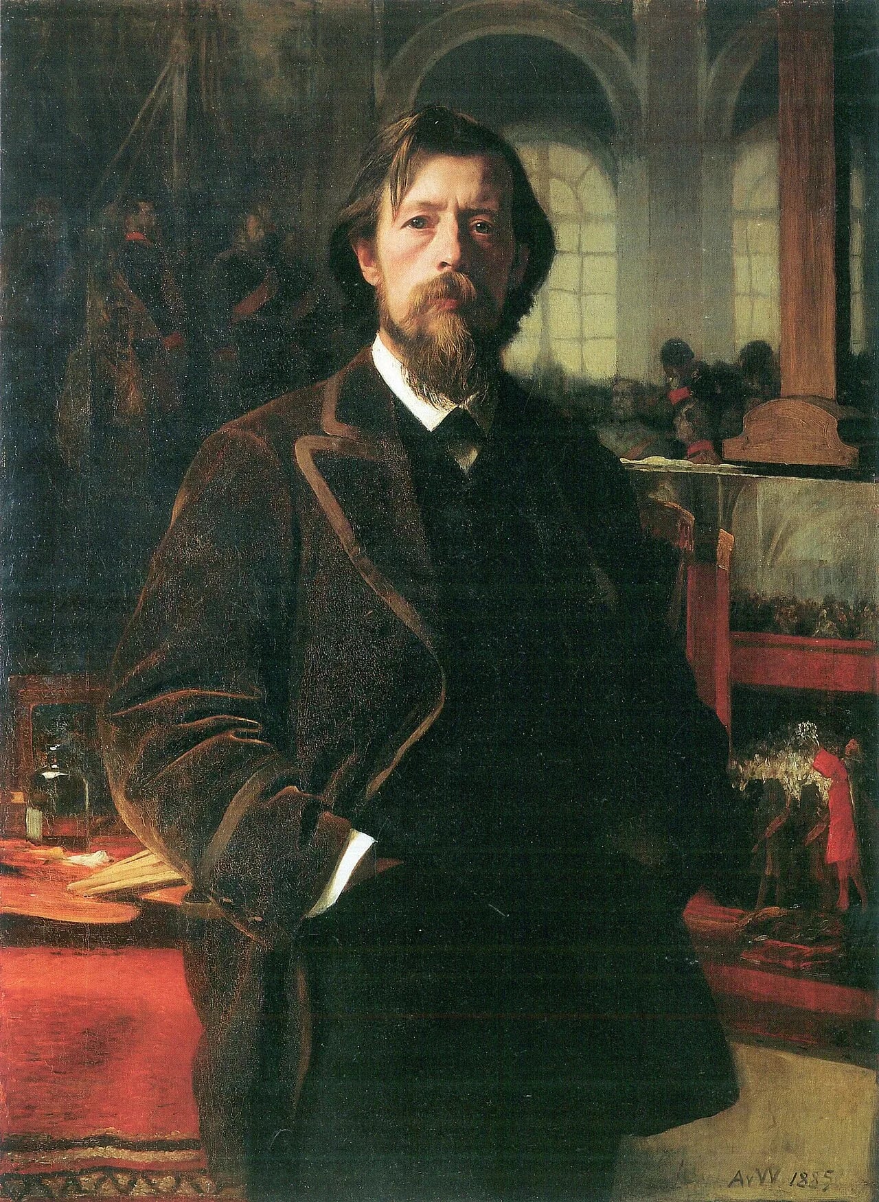 Portrait of Anton von Werner (1843–1915) – memorial page