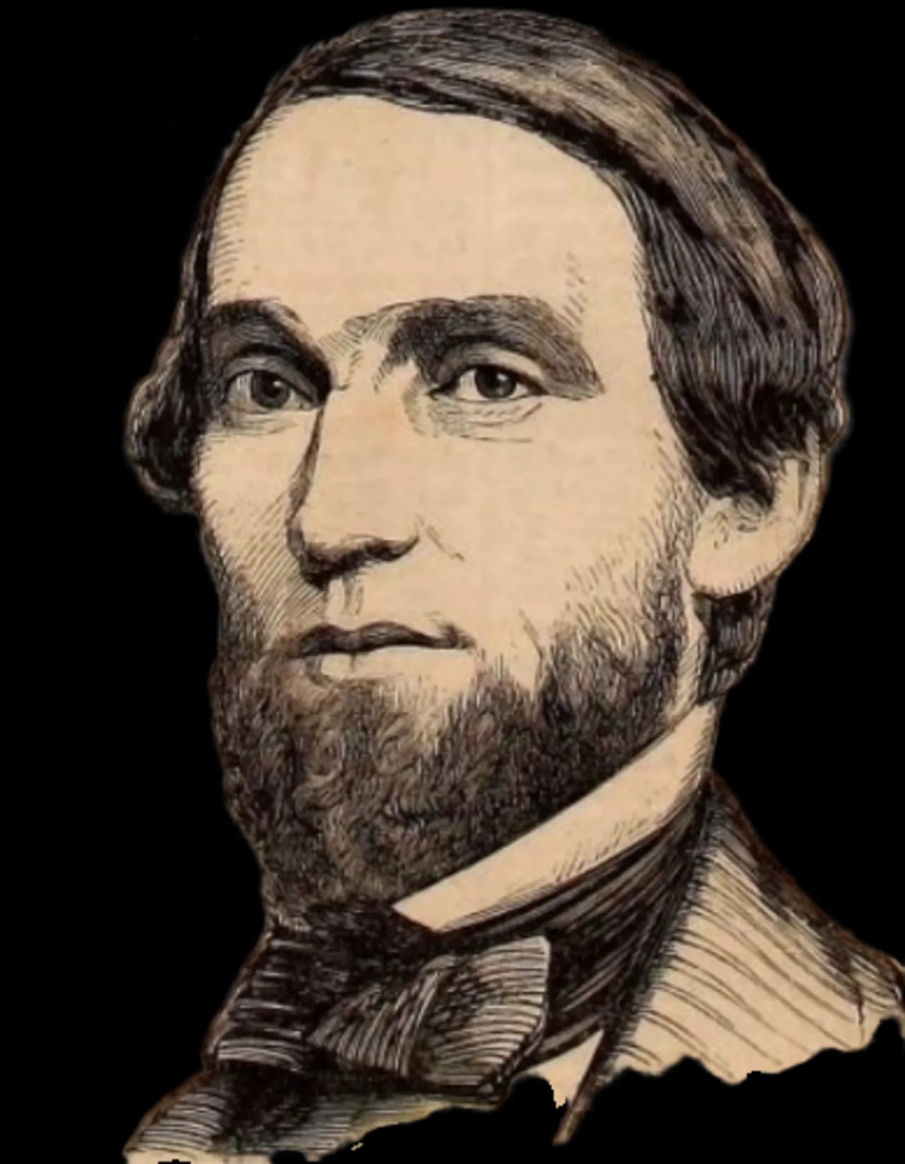 Porträt von David Clopton (1820–1892) – Gedenkseite