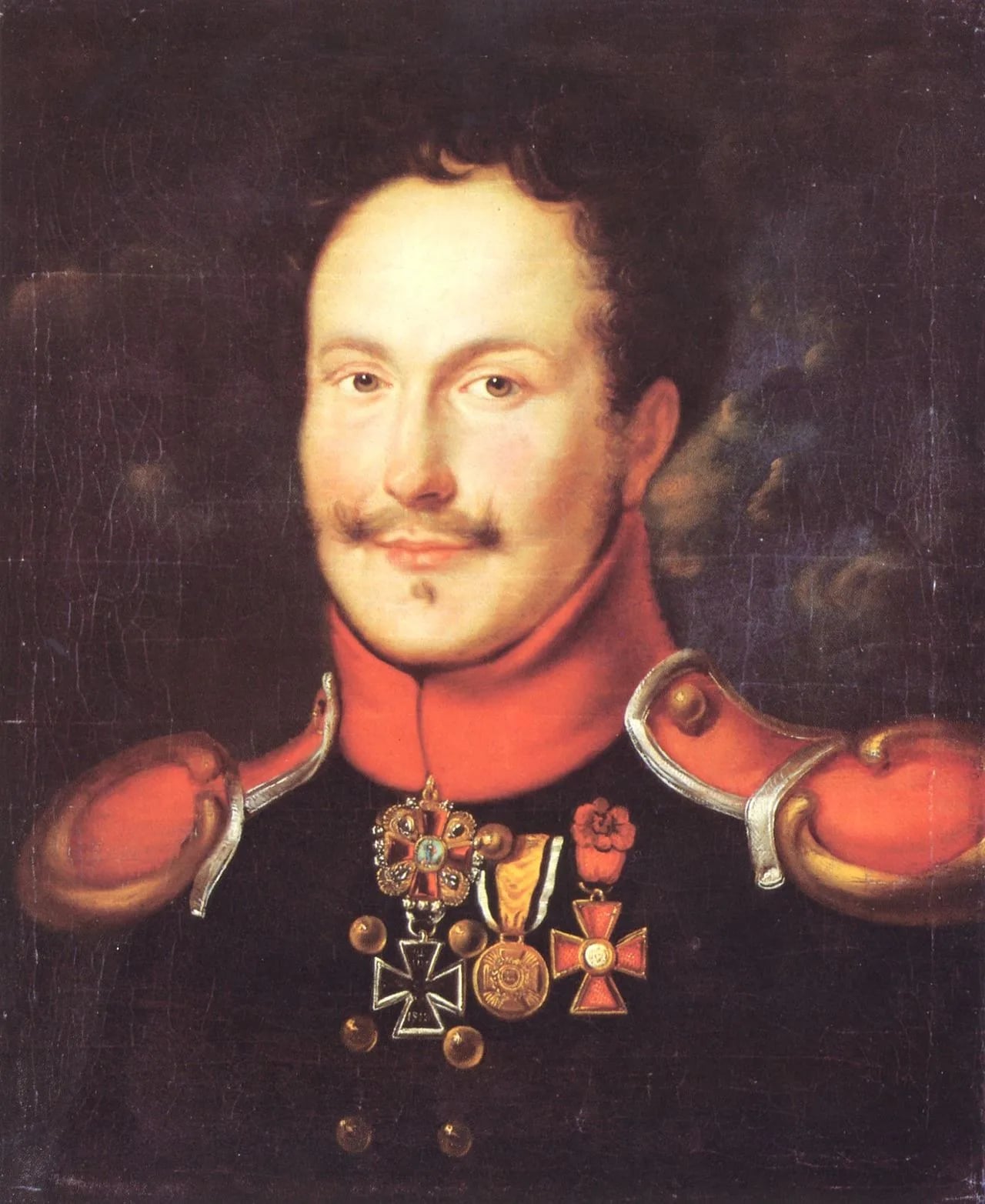 Porträt von Friedrich de la Motte Fouqué (1777–1843) – Gedenkseite