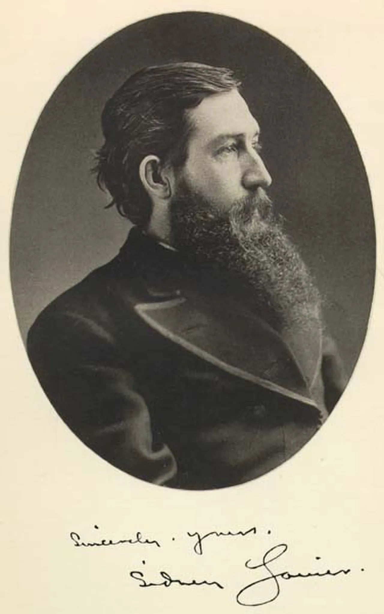 Portrait of Sidney Lanier (1842–1881) – memorial page