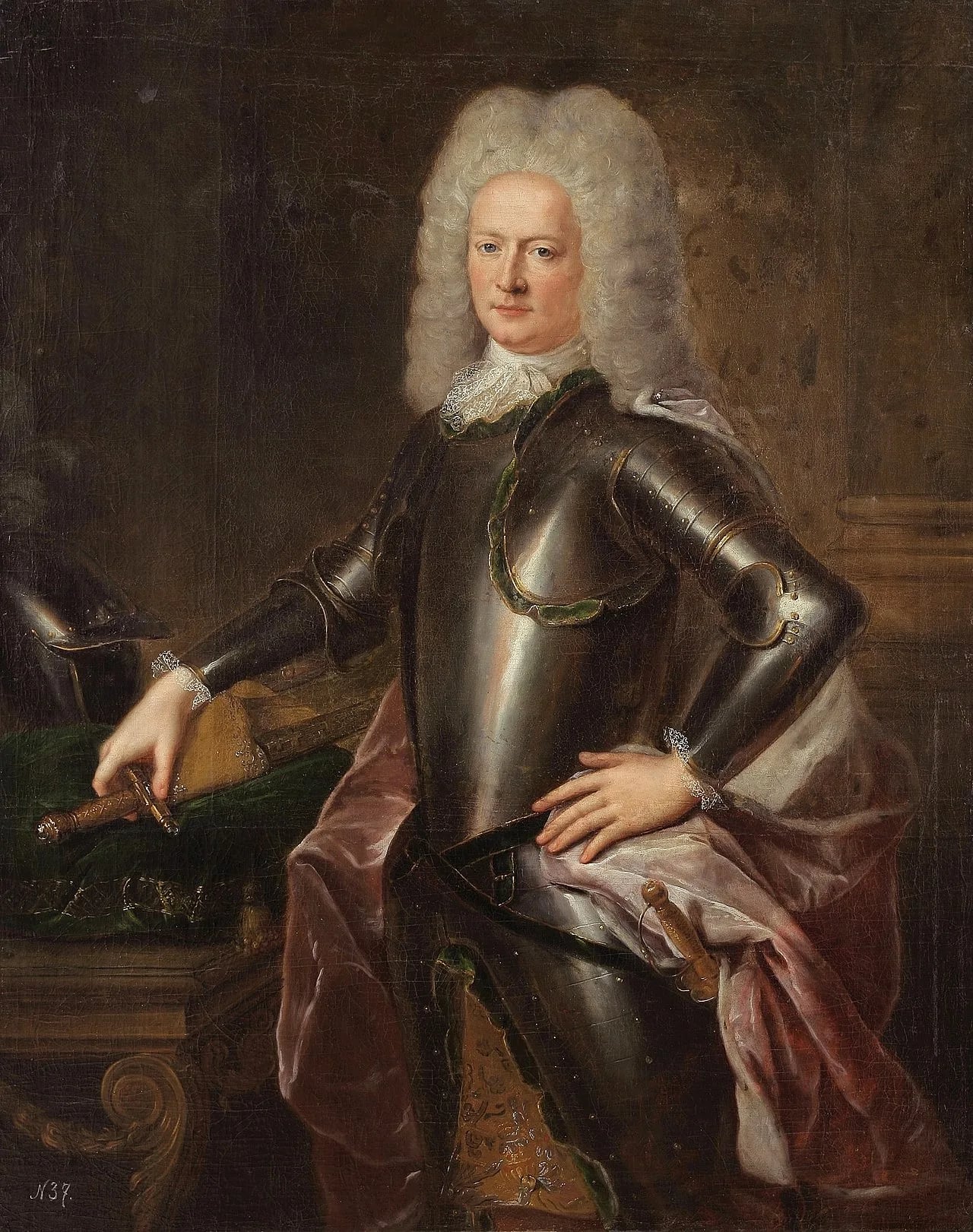 Porträt von Jacob Heinrich von Flemming (1667–1728) – Gedenkseite