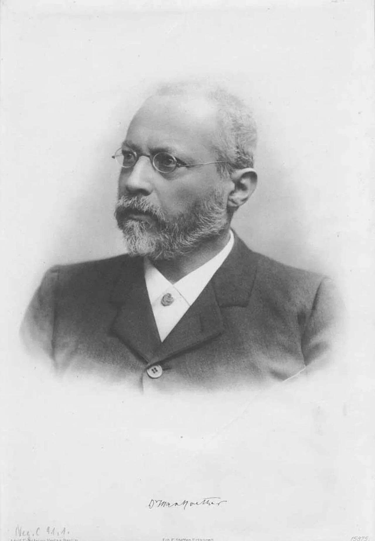 Porträt von Max Noether (1844–1921) – Gedenkseite