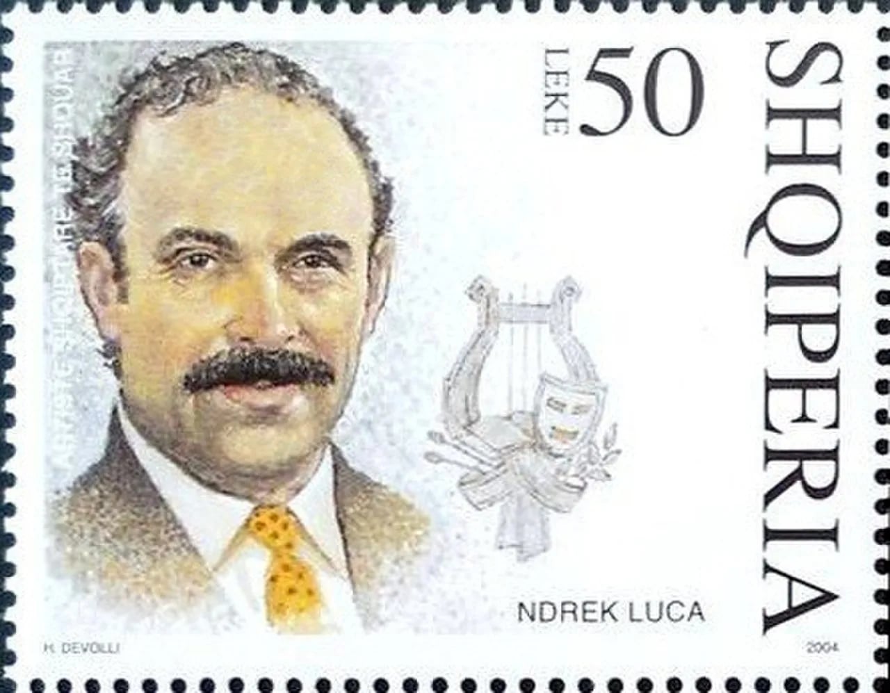 Porträt von Ndrek Luca (1927–1993) – Gedenkseite