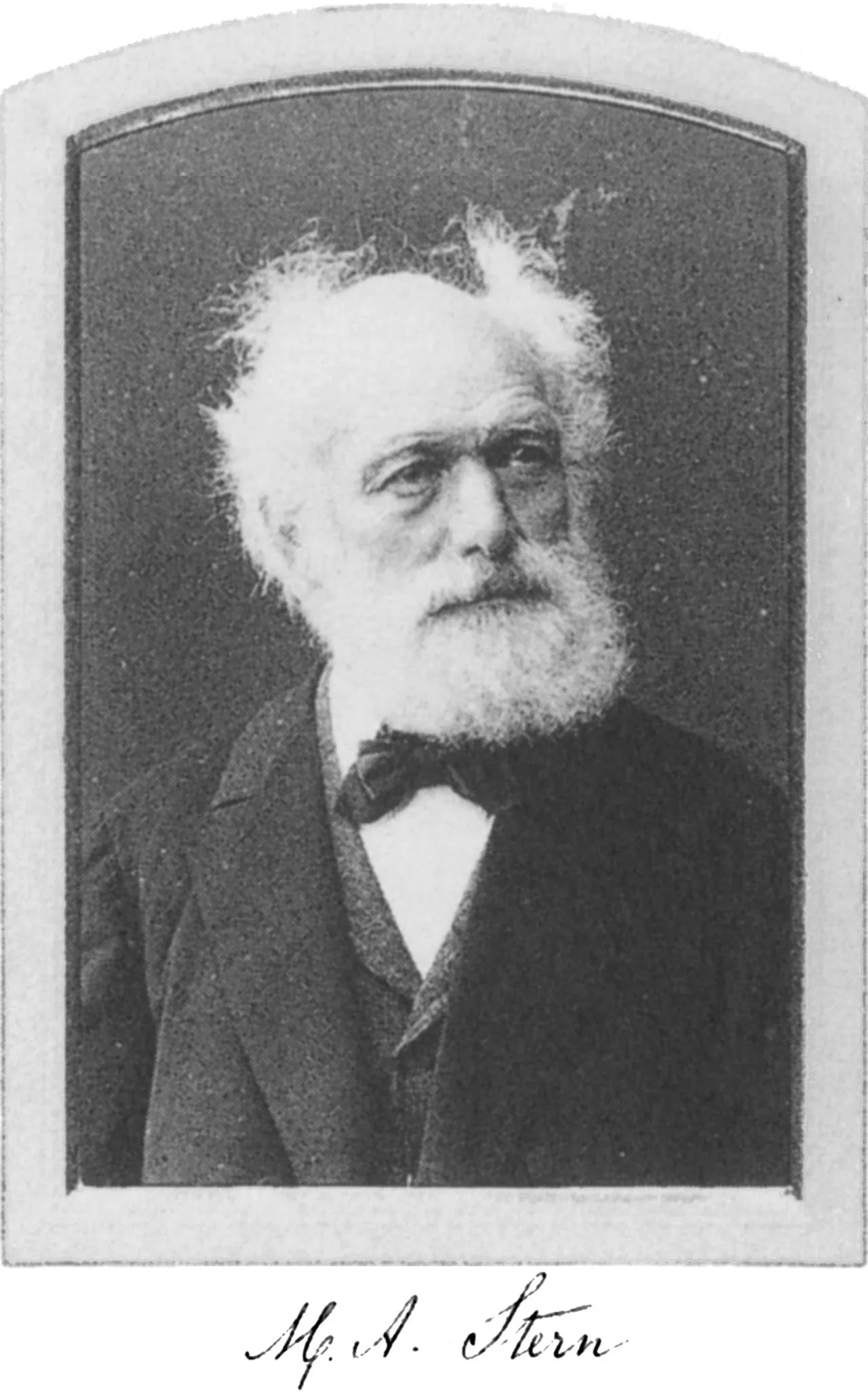 Porträt von Moritz Stern (1807–1894) – Gedenkseite