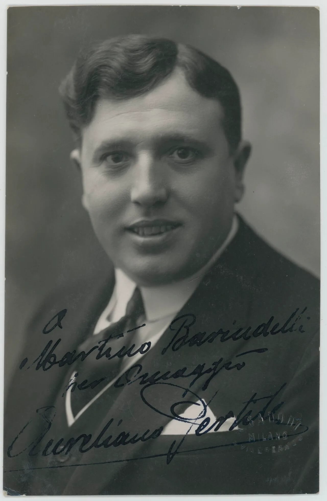 Portrait of Aureliano Pertile (1885–1952) – memorial page