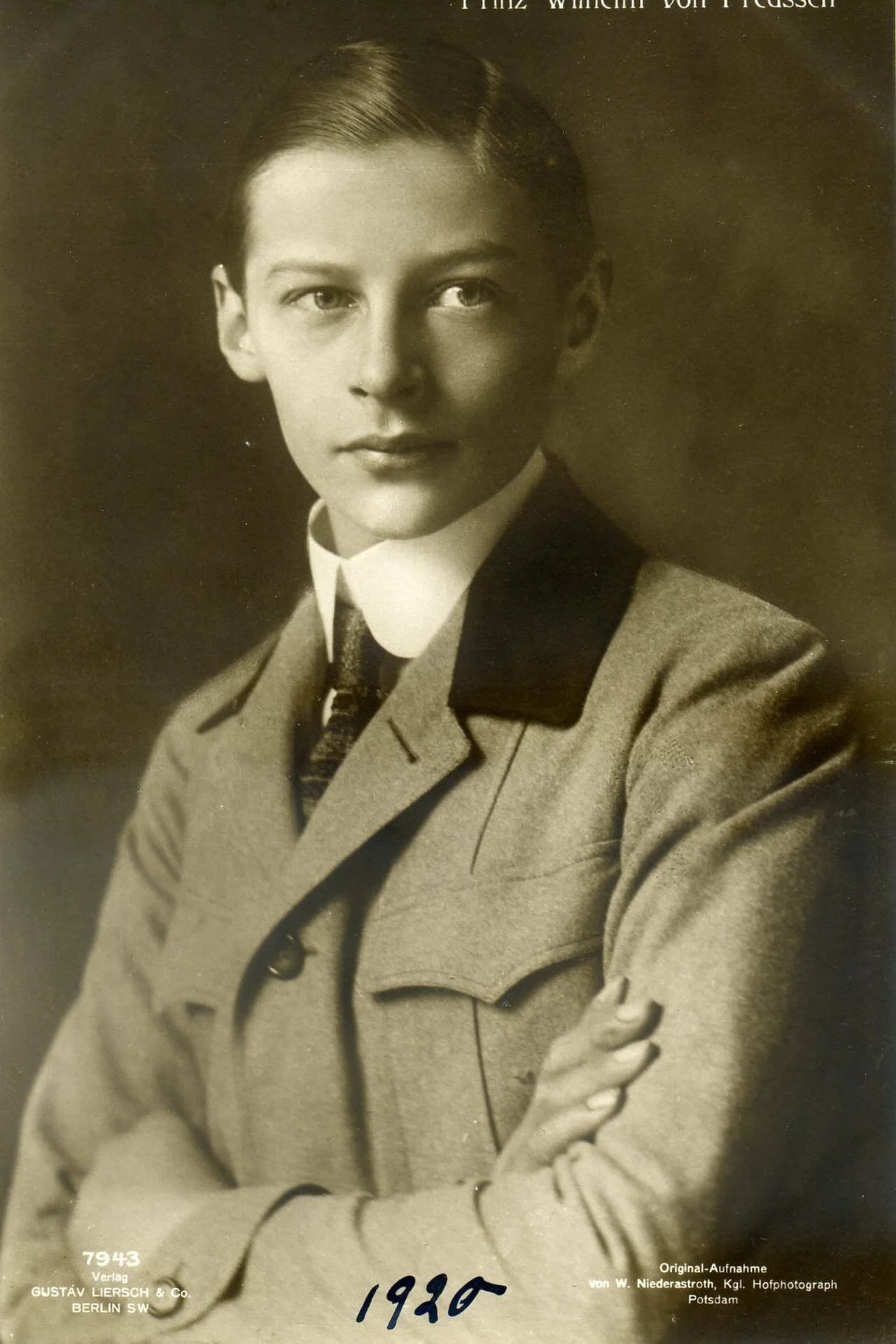 Porträt von Wilhelm von Preußen (1906–1940) – Gedenkseite