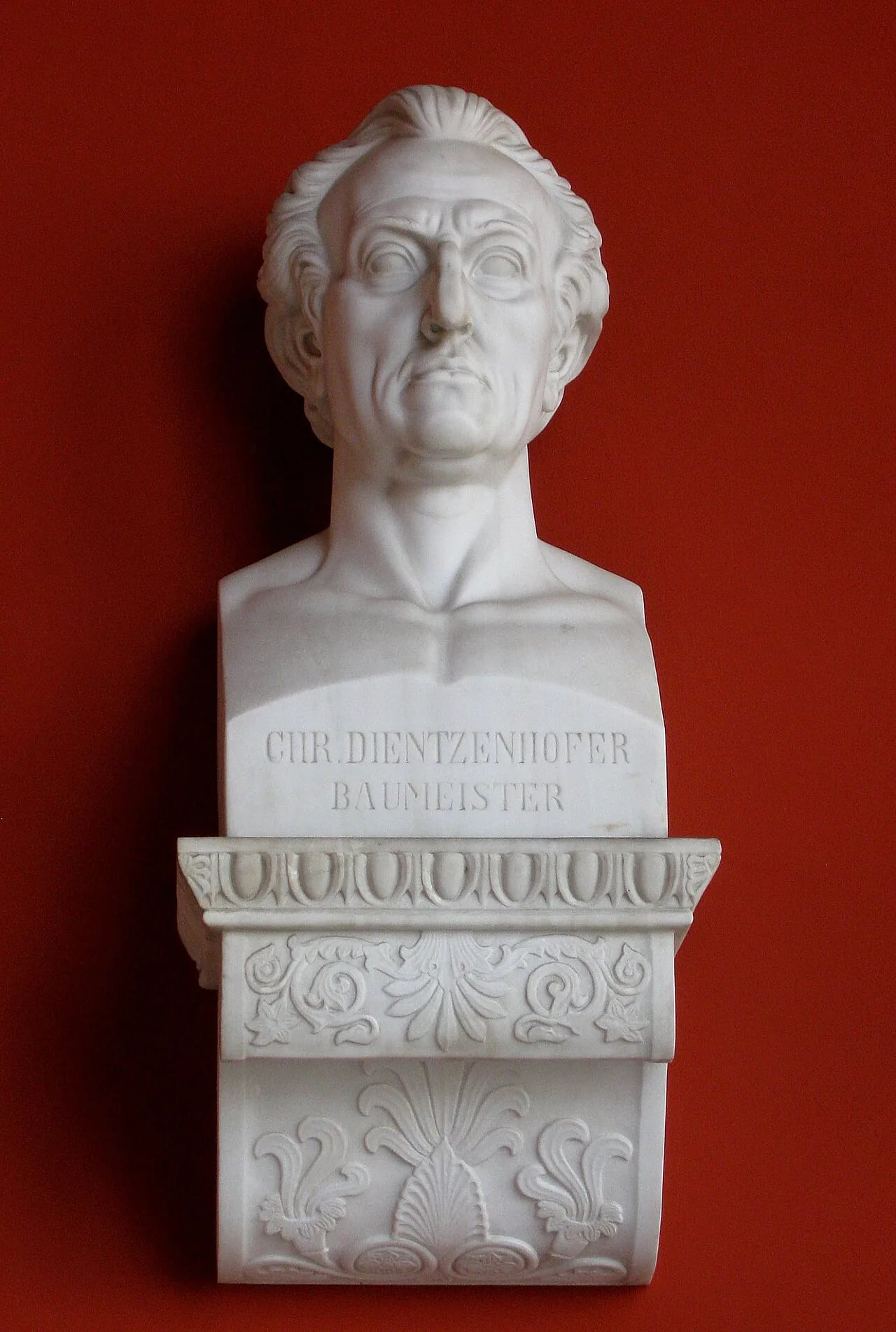 Porträt von Christoph Dientzenhofer (1655–1722) – Gedenkseite