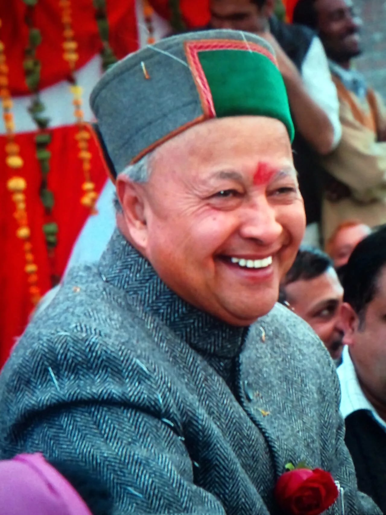 Porträt von Virbhadra Singh (1934–2021) – Gedenkseite