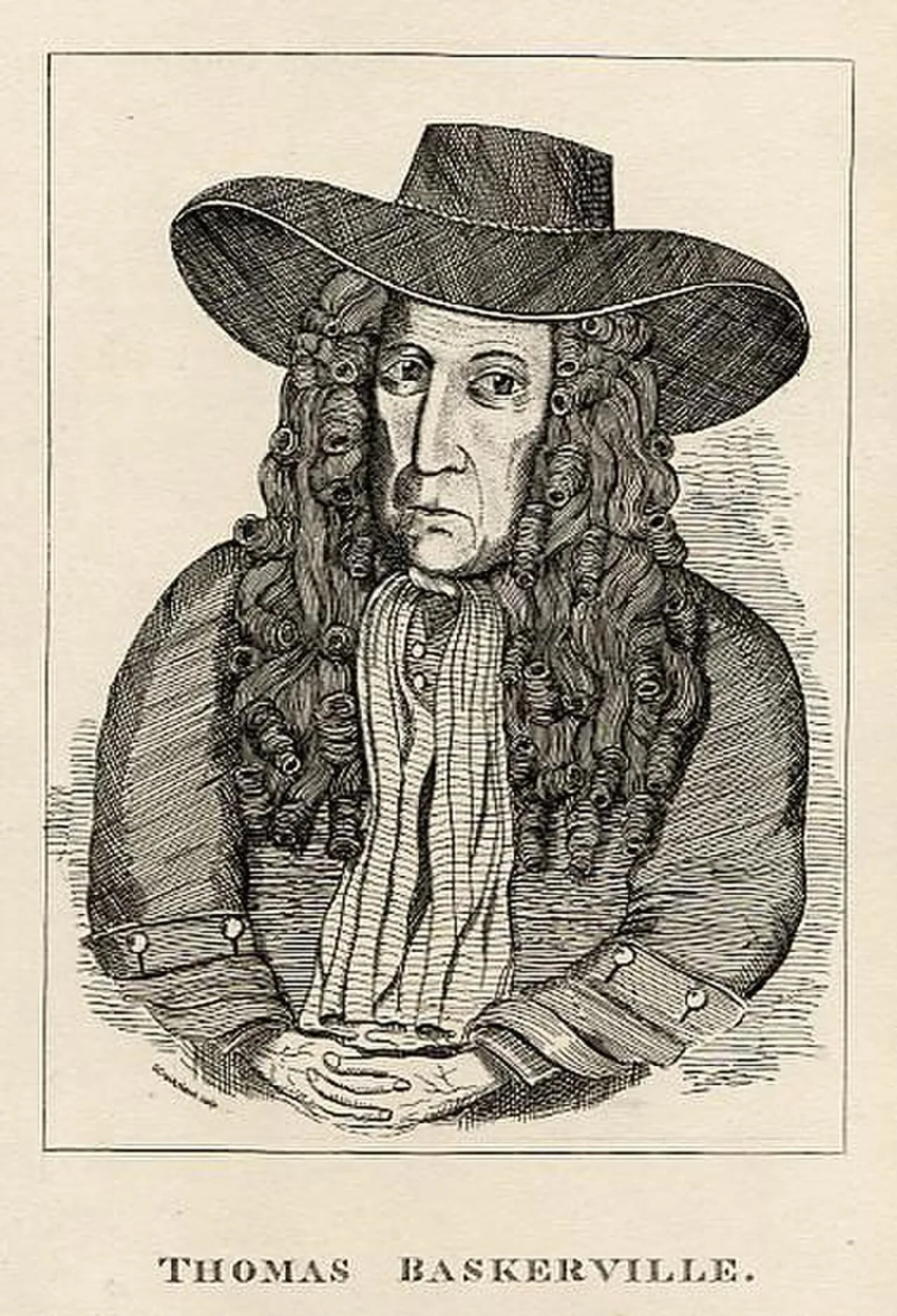 Portrait of Thomas Baskerville (1630–1720) – memorial page