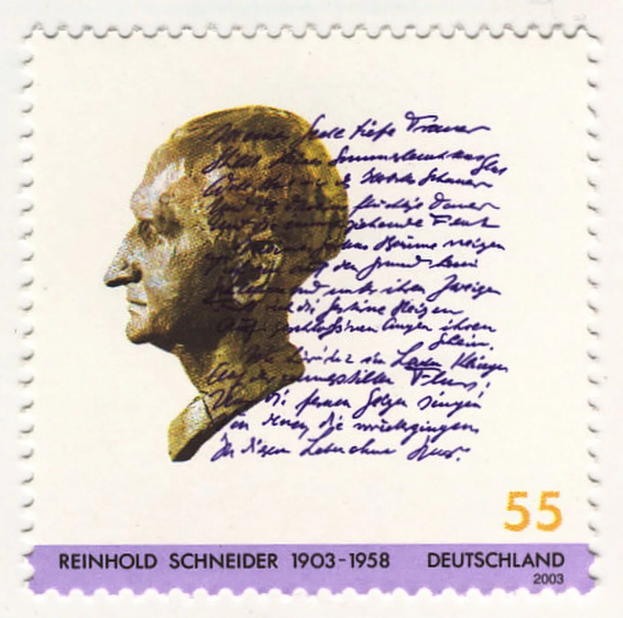 Porträt von Reinhold Schneider (1903–1958) – Gedenkseite