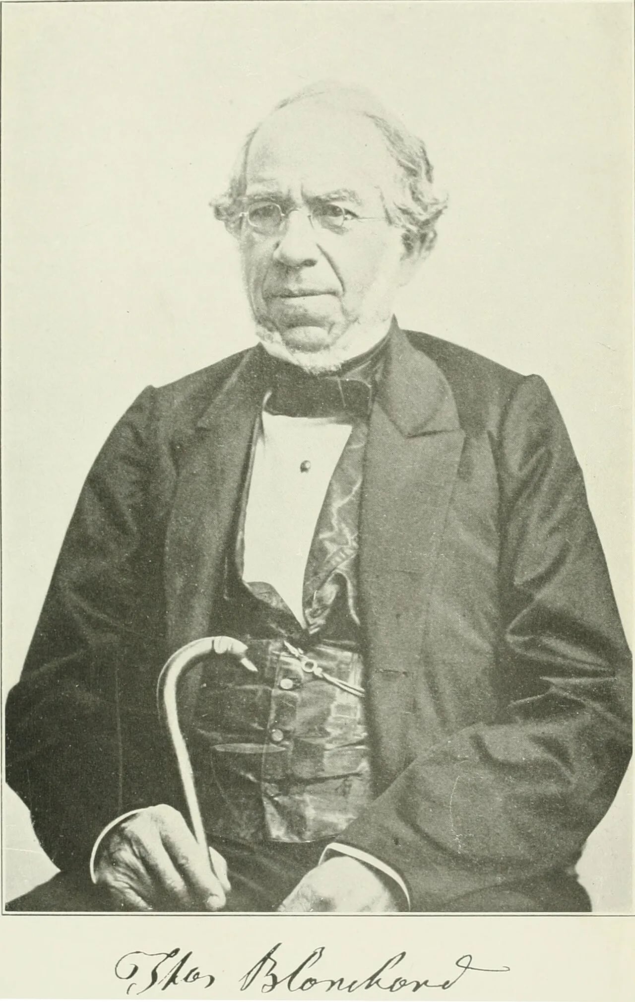 Porträt von Thomas Blanchard (1788–1864) – Gedenkseite