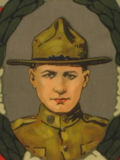 Porträt von Thomas Enright (1887–1917) – Gedenkseite