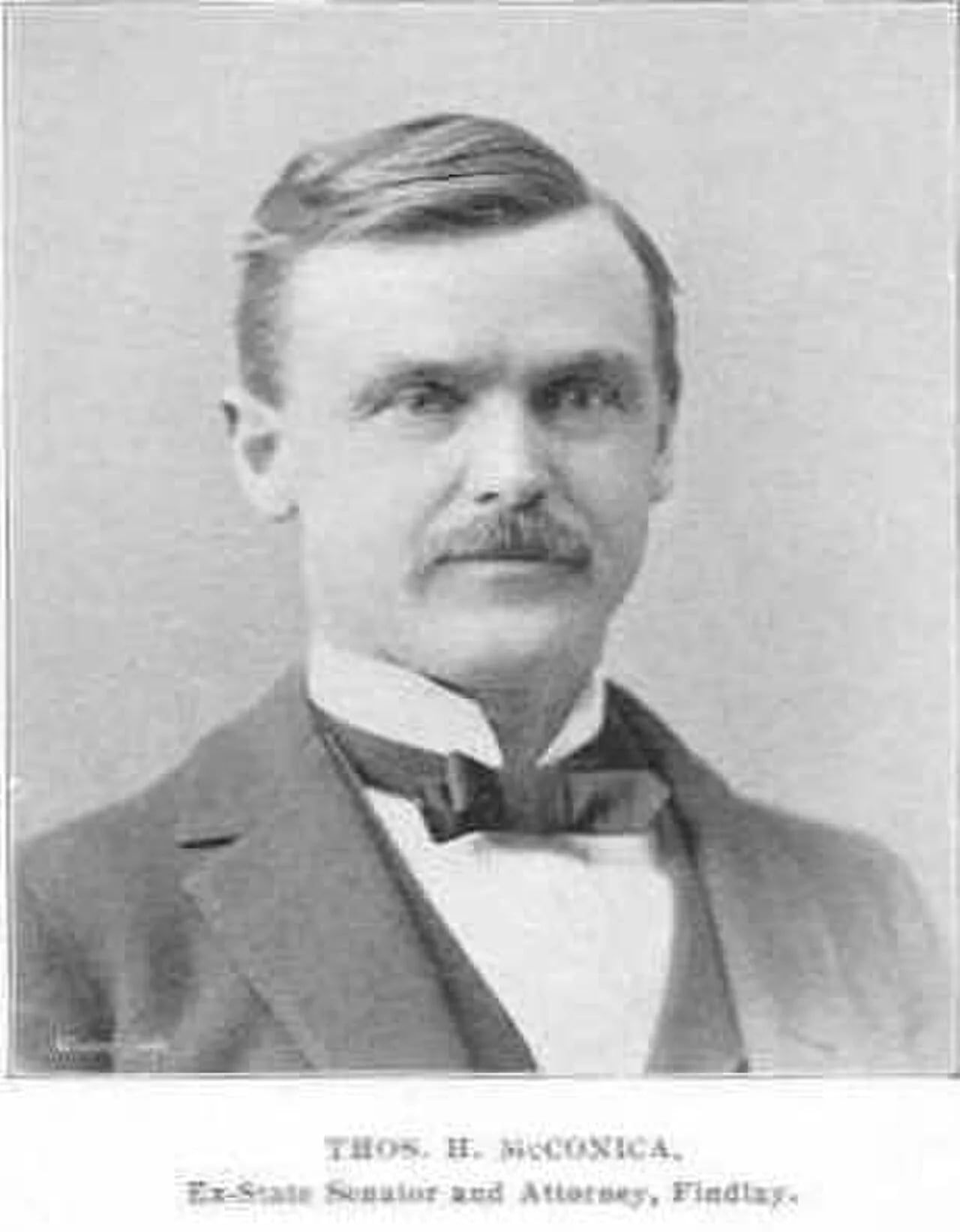 Porträt von Thomas Henry McConica (1855–1933) – Gedenkseite
