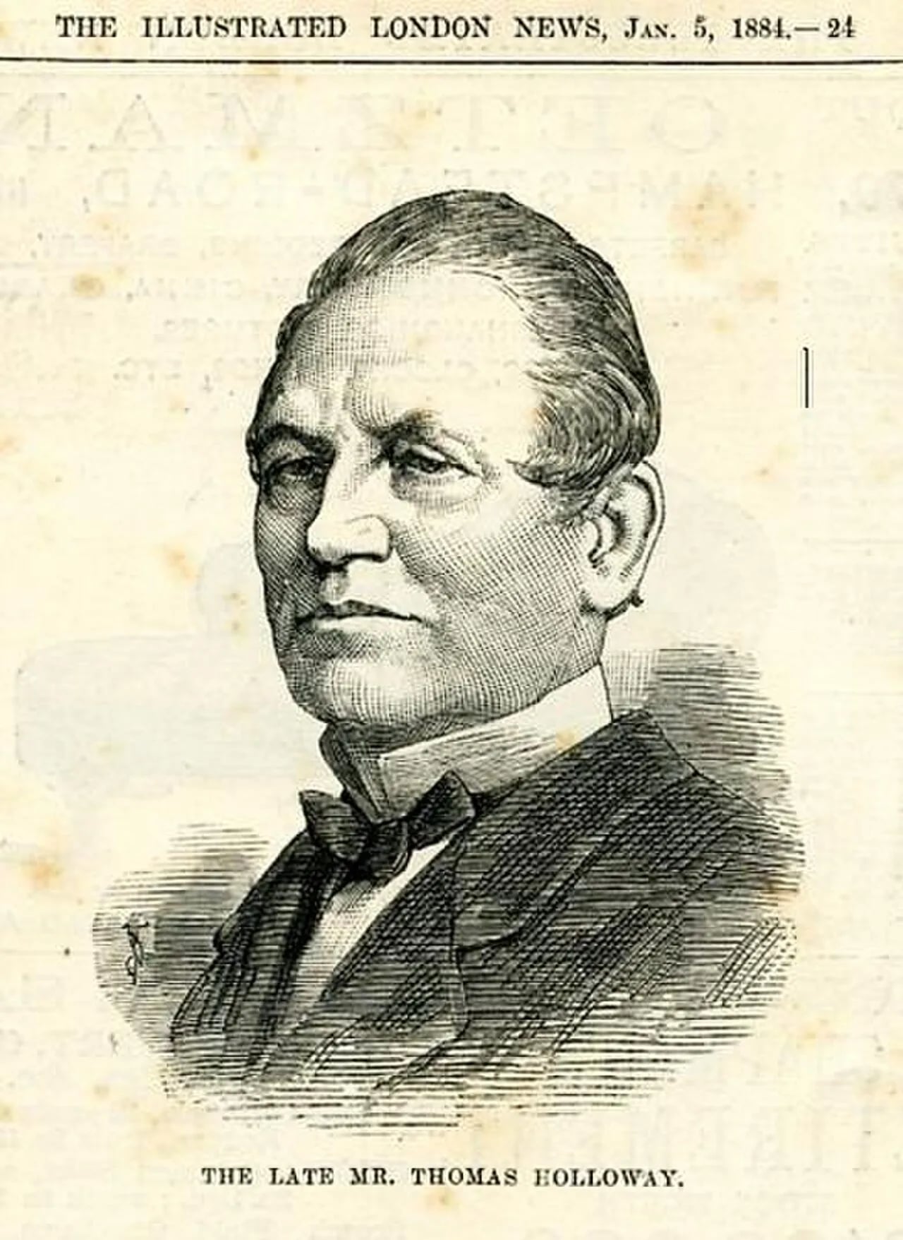 Porträt von Thomas Holloway (1800–1883) – Gedenkseite