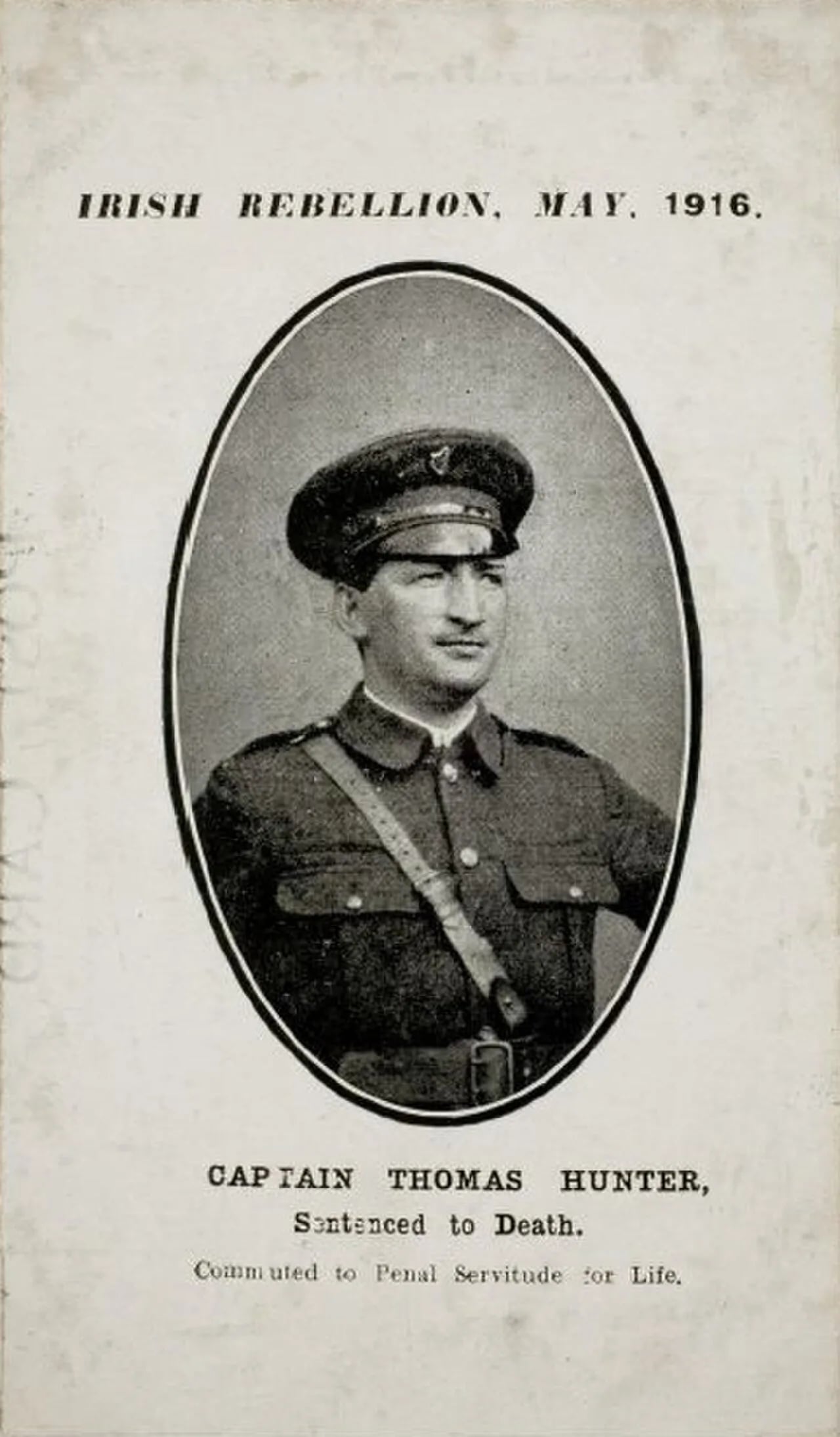 Portrait of Thomas Hunter (1885–1932) – memorial page