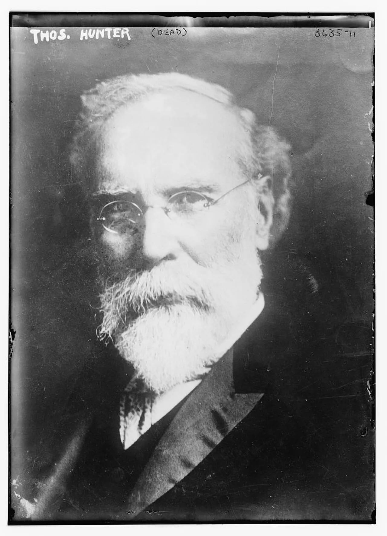 Portrait of Thomas Hunter (1831–1915) – memorial page