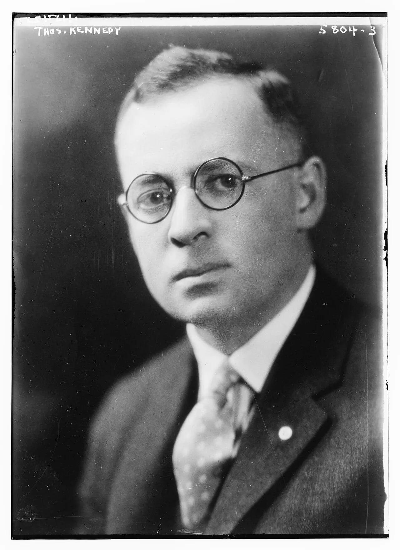 Porträt von Thomas Kennedy (1887–1963) – Gedenkseite