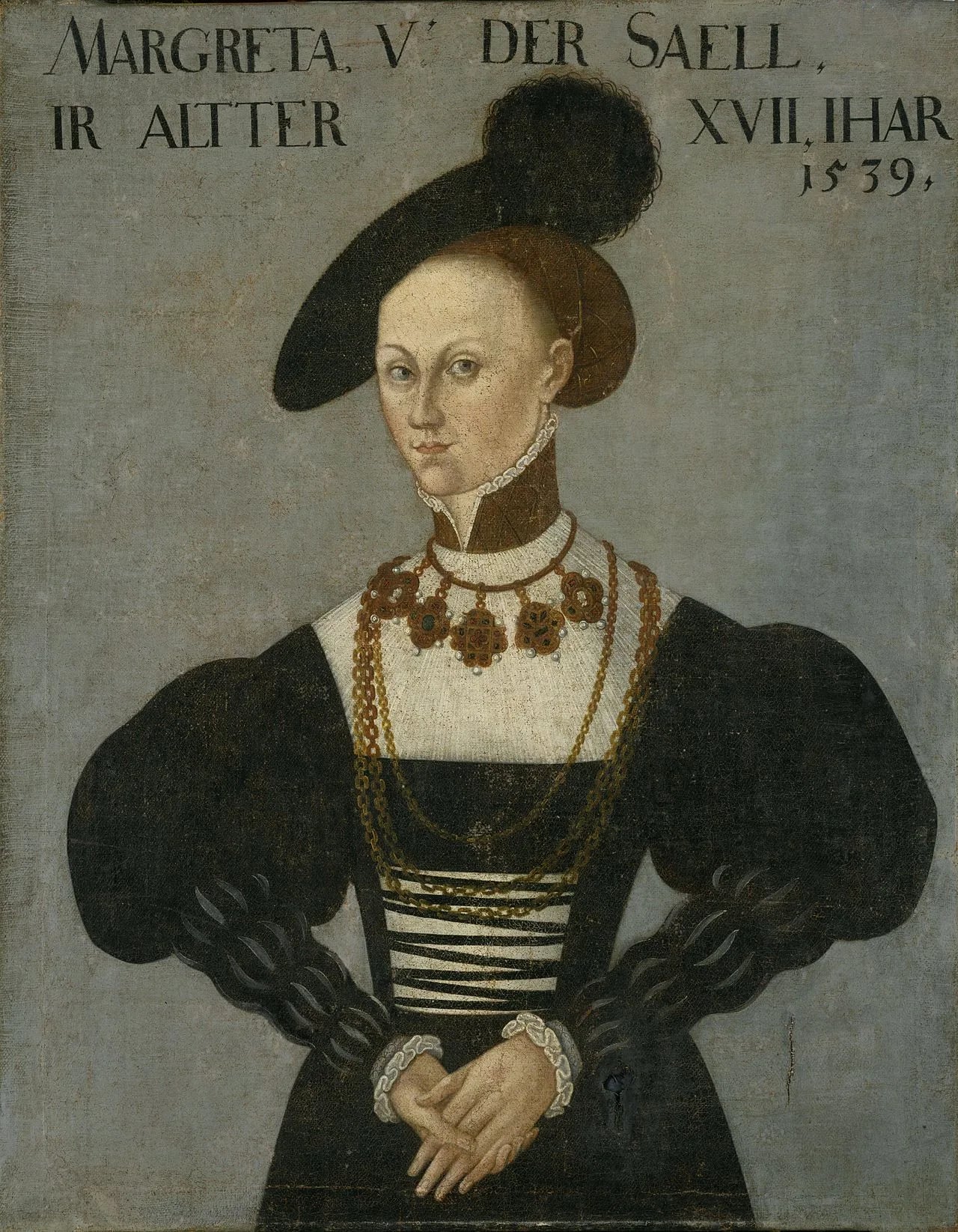 Porträt von Margarethe von der Saale (1522–1566) – Gedenkseite
