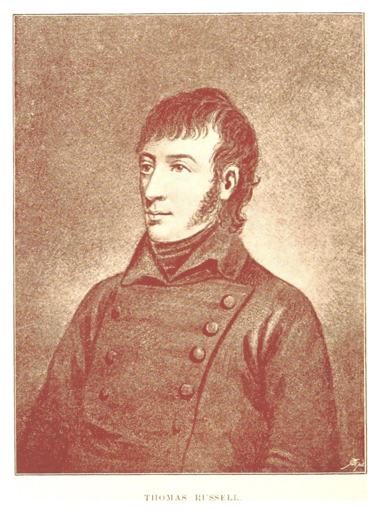 Porträt von Thomas Russell (1767–1803) – Gedenkseite