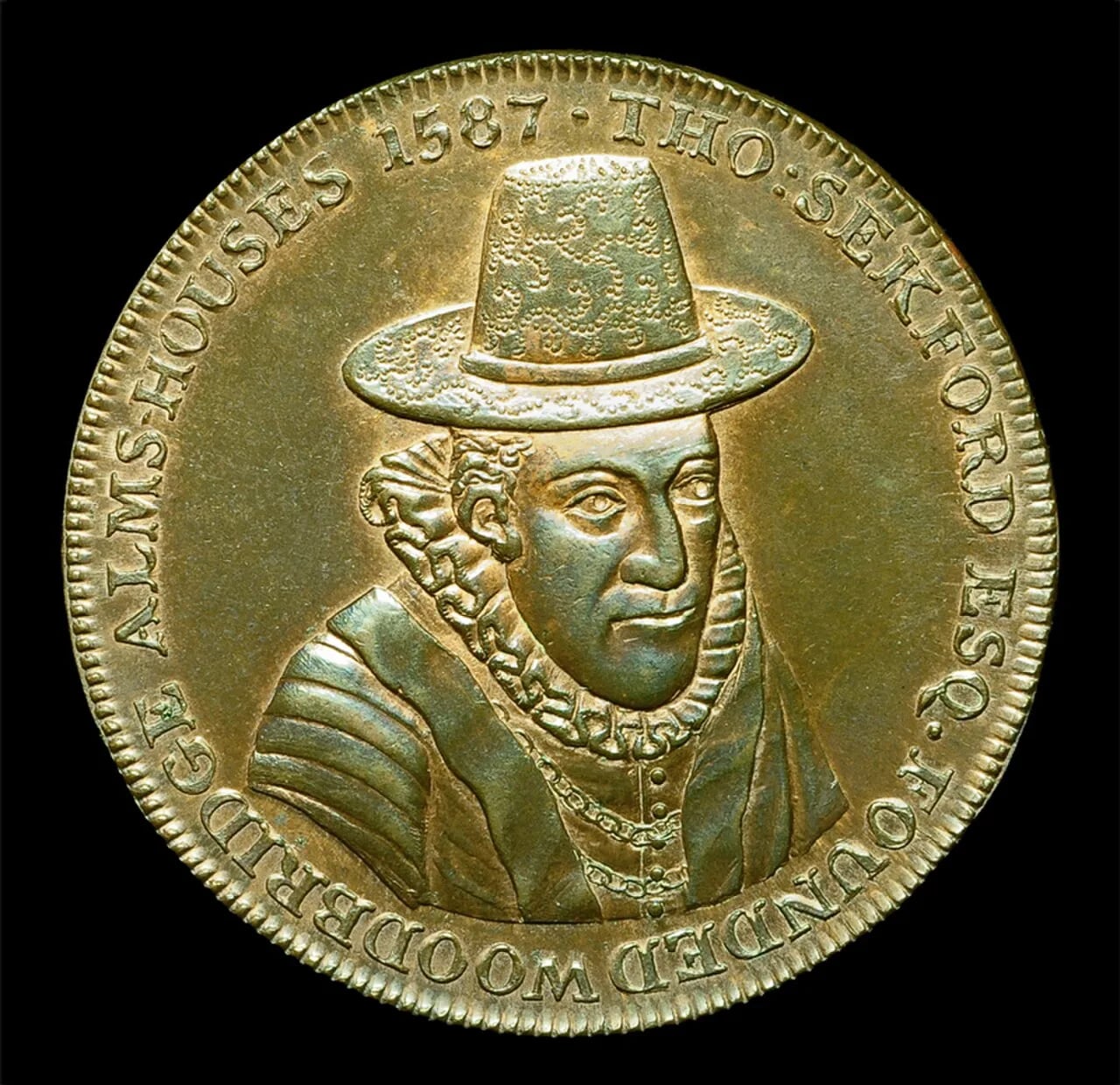 Porträt von Thomas Seckford (1515–1587) – Gedenkseite