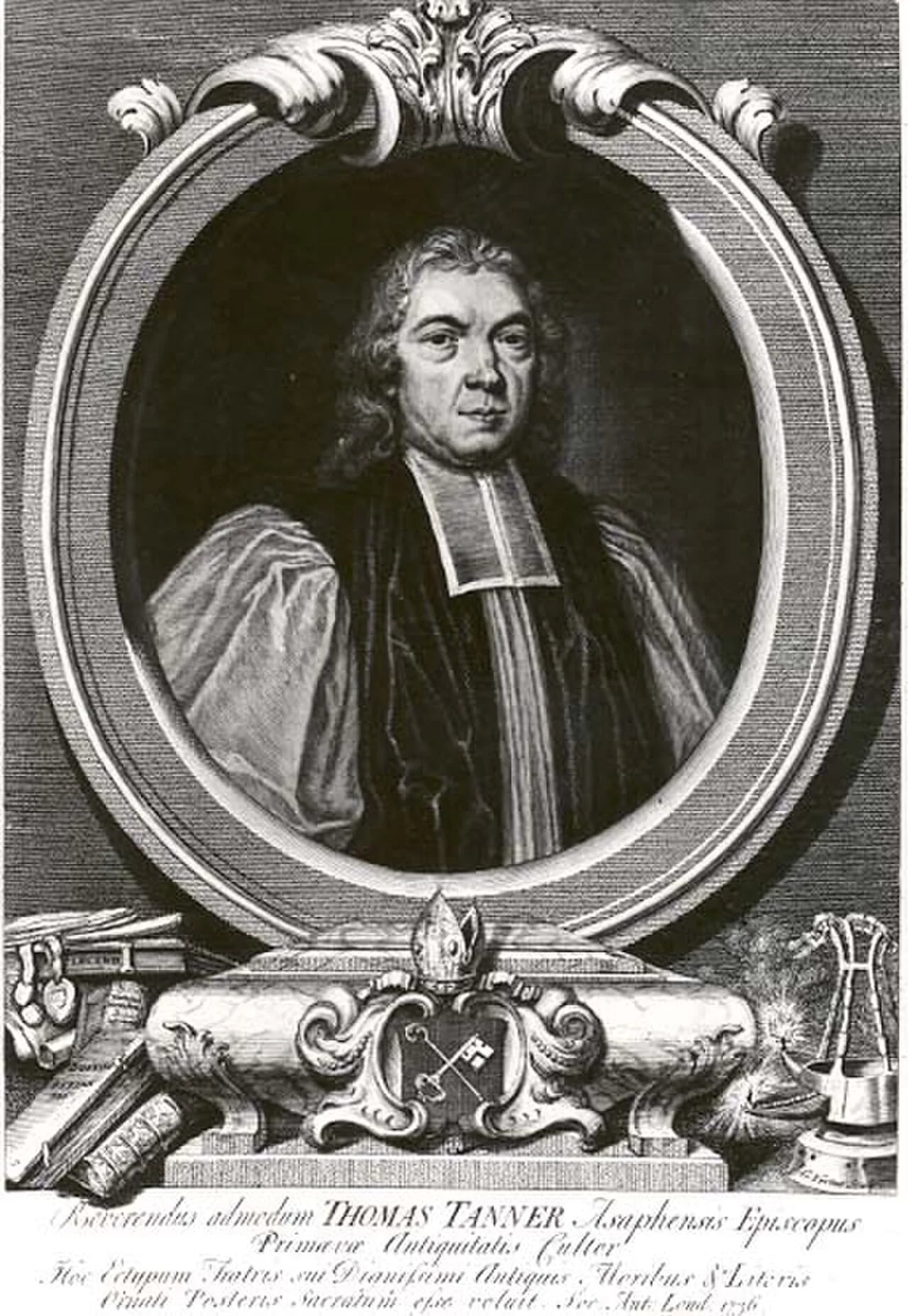 Portrait of Thomas Tanner (1674–1735) – memorial page