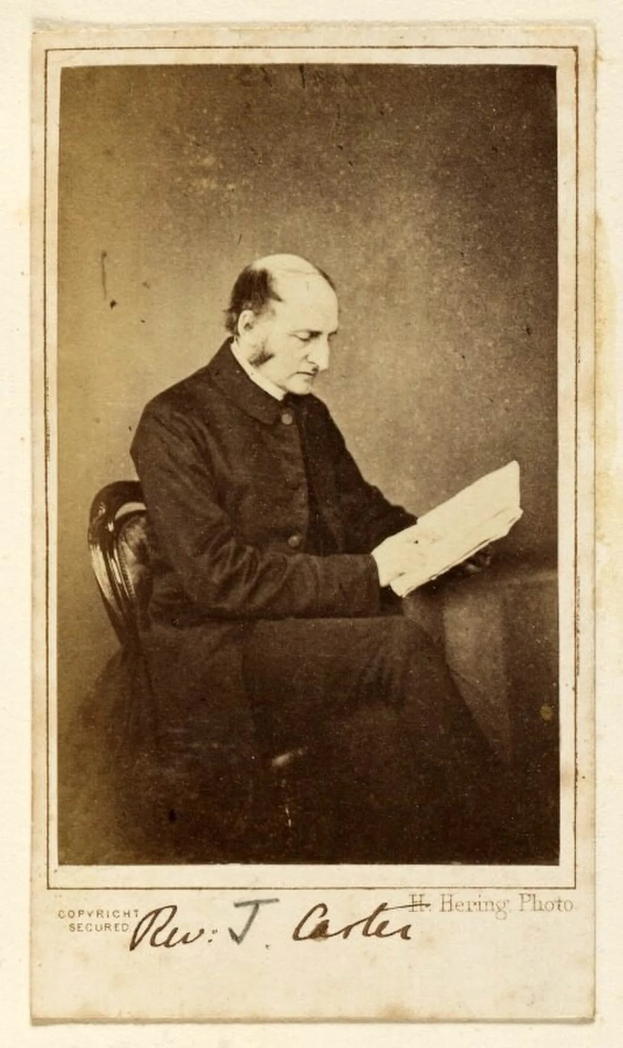 Portrait of Thomas Thellusson Carter (1808–1901) – memorial page