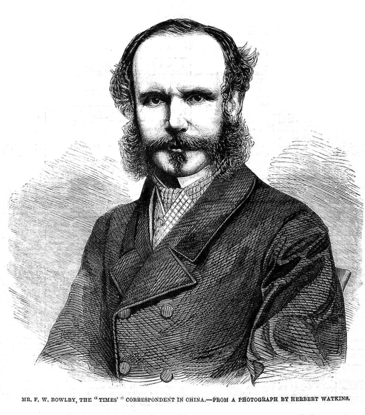 Portrait of Thomas William Bowlby (1818–1860) – memorial page