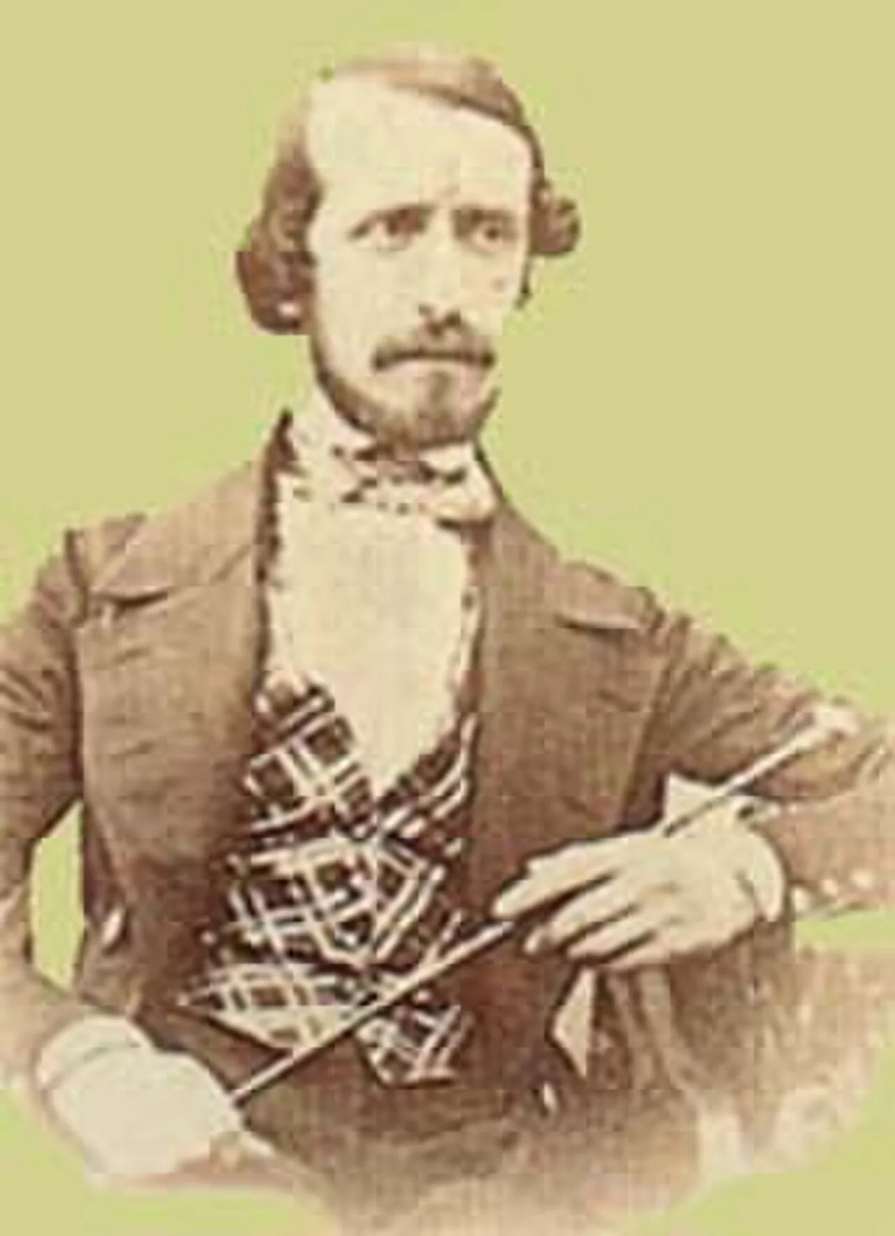 Porträt von Carlo Leopardi (1799–1878) – Gedenkseite