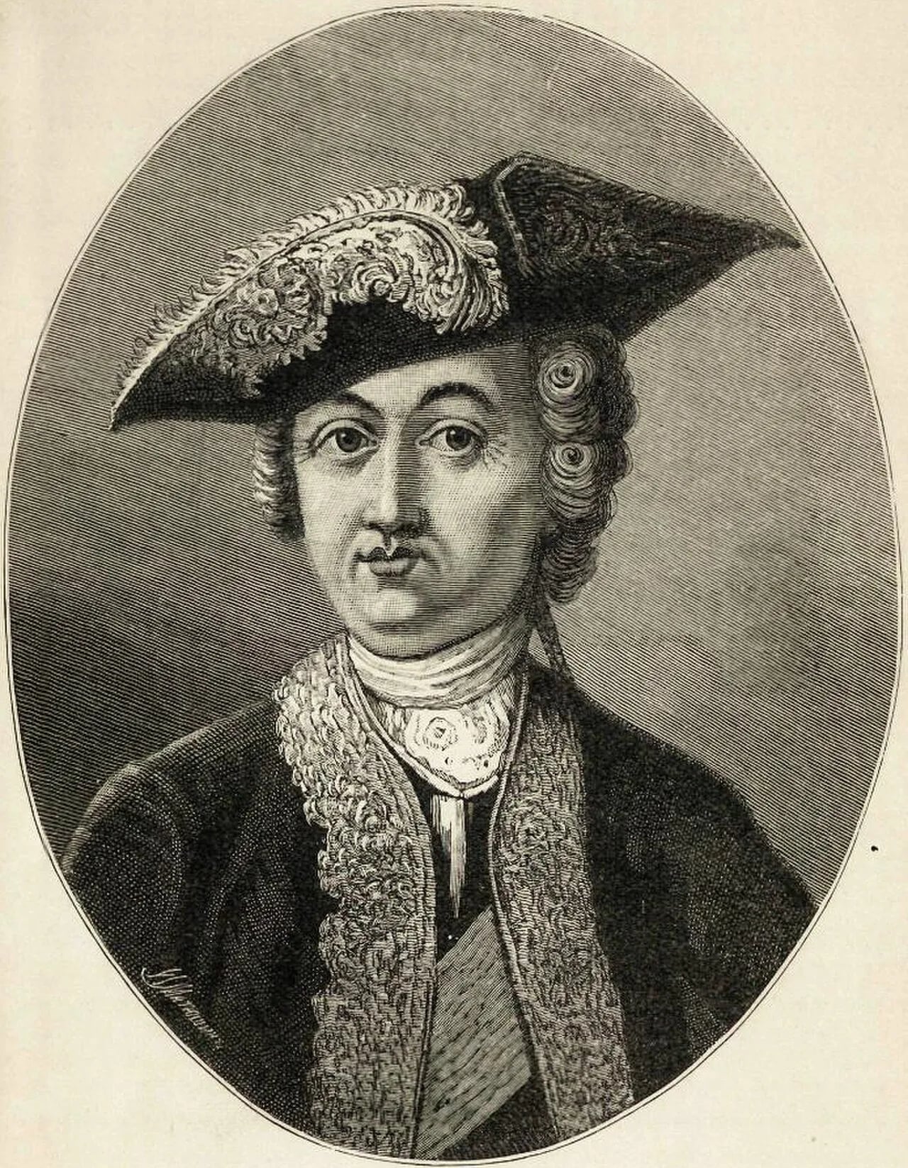 Porträt von Gottlob Heinrich von Tottleben (1715–1773) – Gedenkseite