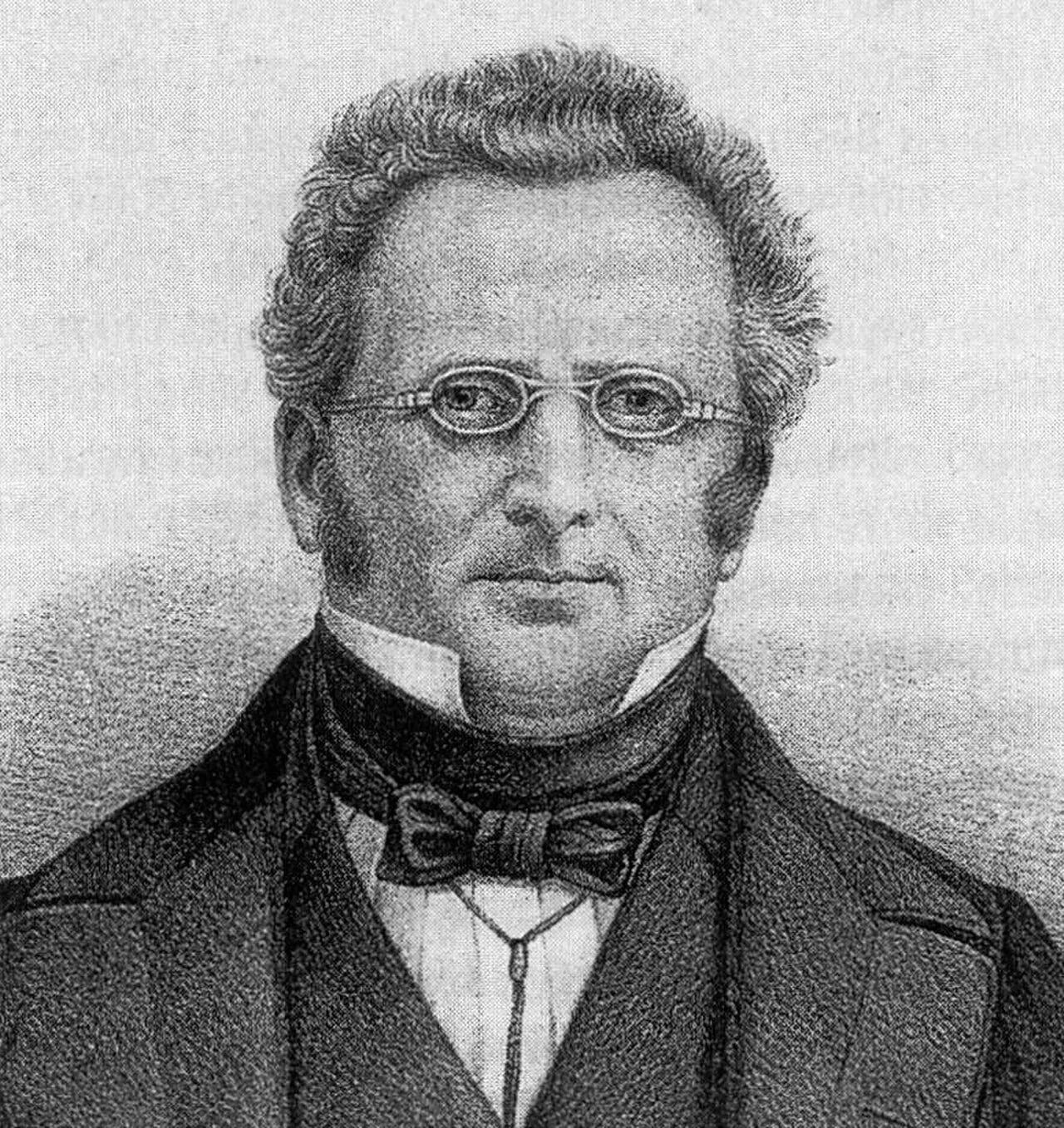 Portrait of Johann Melchior Gräflein (1807–1849) – memorial page