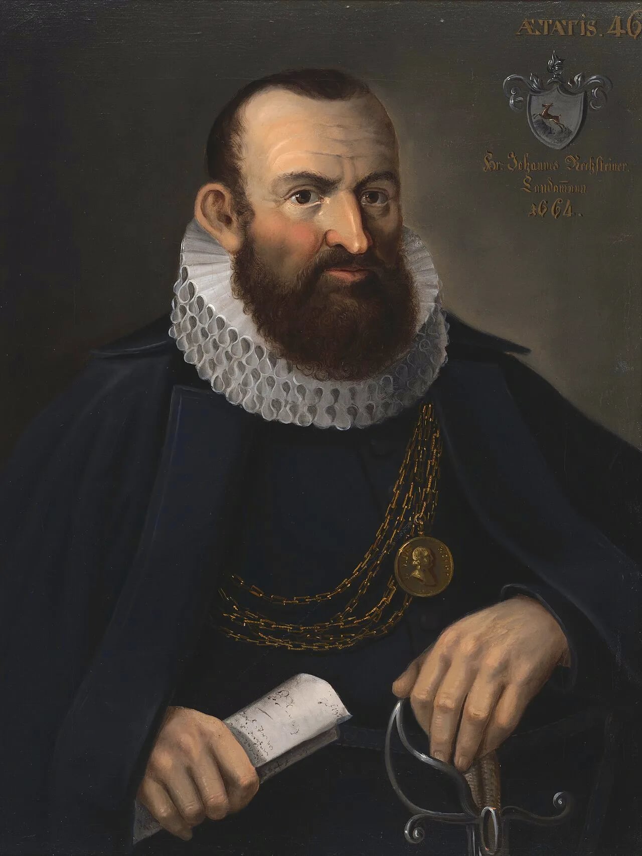 Porträt von Johannes Rechsteiner (1618–1665) – Gedenkseite