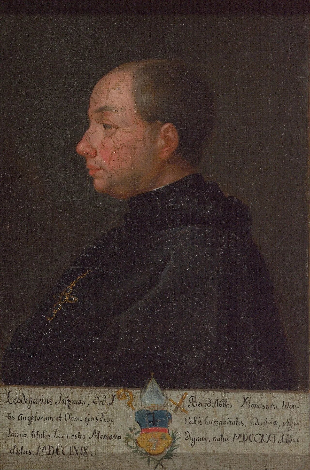 Porträt von Leodegar Salzmann (1721–1798) – Gedenkseite