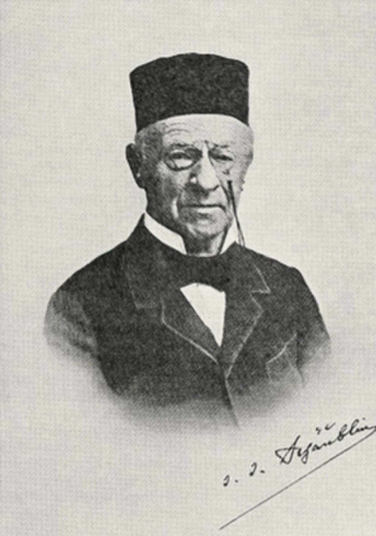 Porträt von Johann Jakob Schäublin (1822–1901) – Gedenkseite