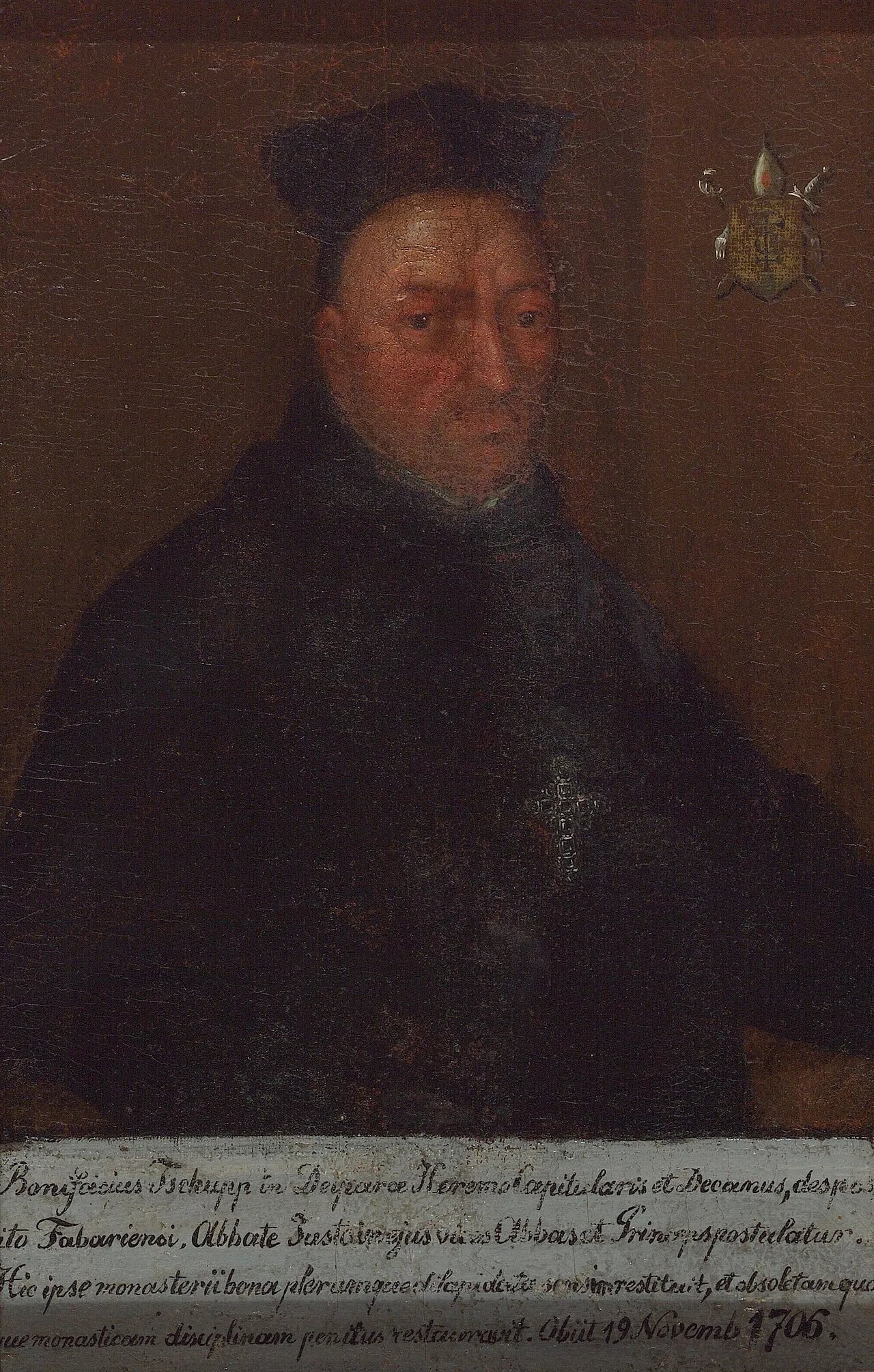 Porträt von Bonifaz Tschupp (1628–1706) – Gedenkseite