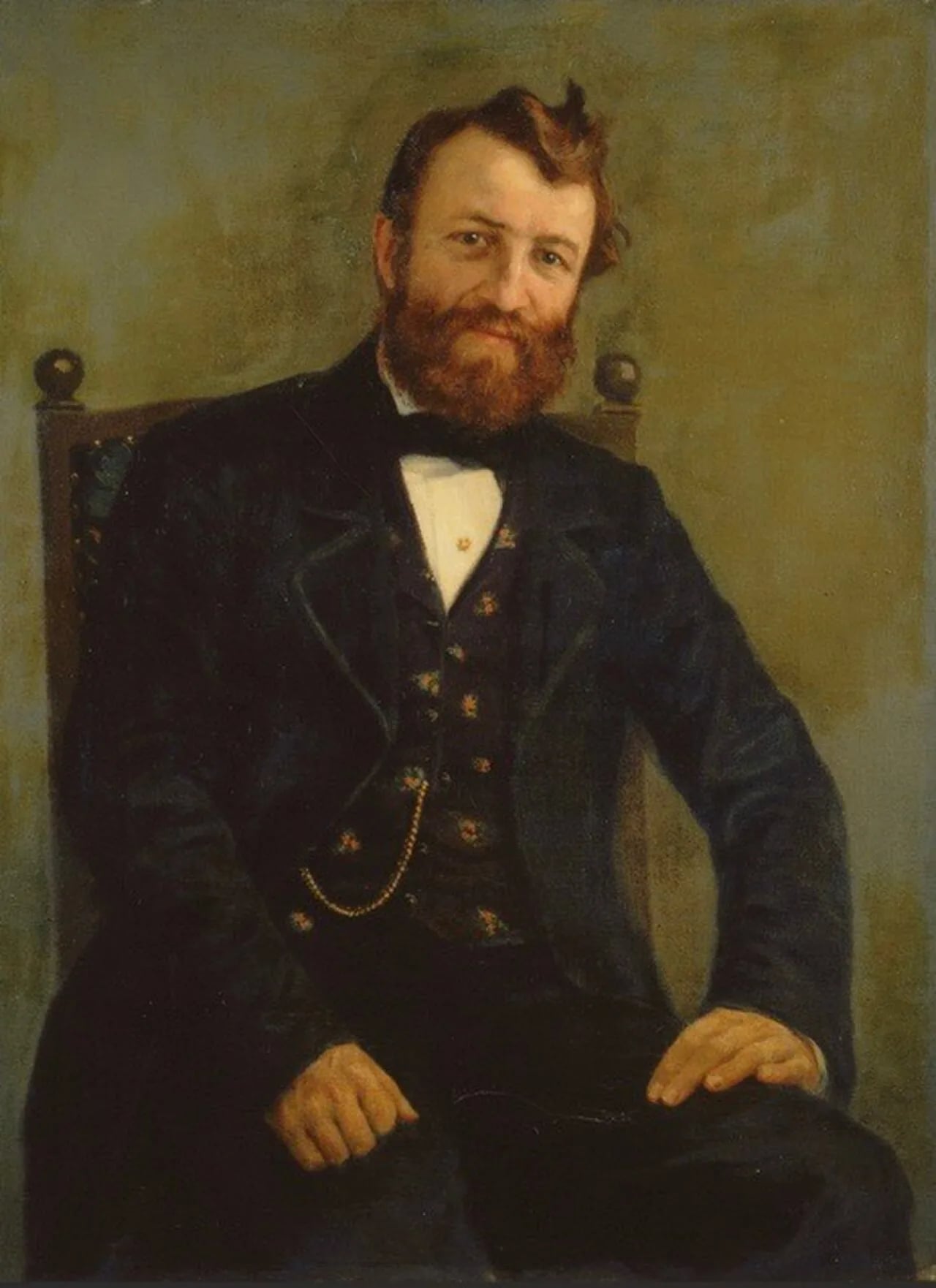 Porträt von Johann Georg Volkart (1825–1861) – Gedenkseite