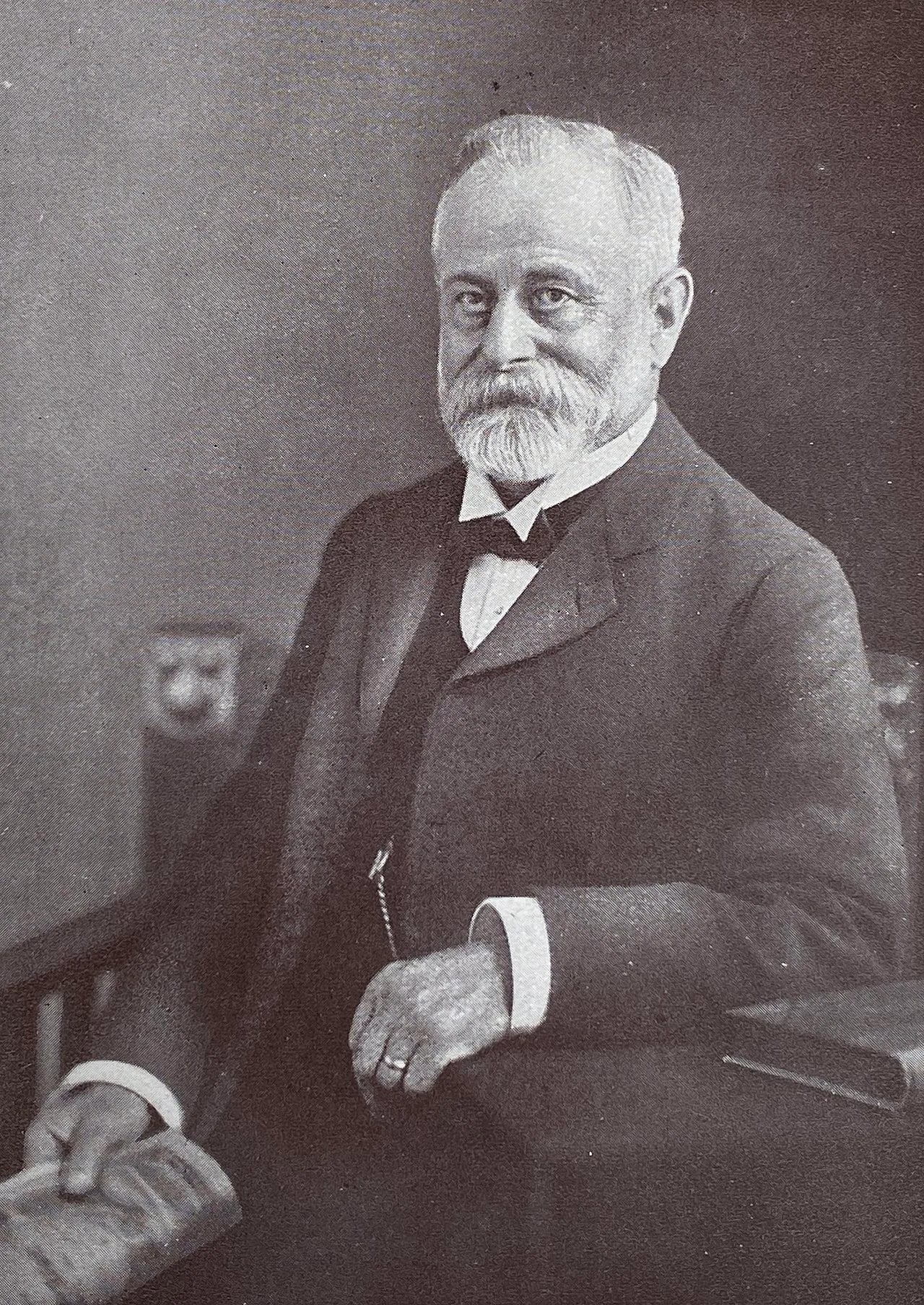 Porträt von Fritz Zürcher (1845–1920) – Gedenkseite