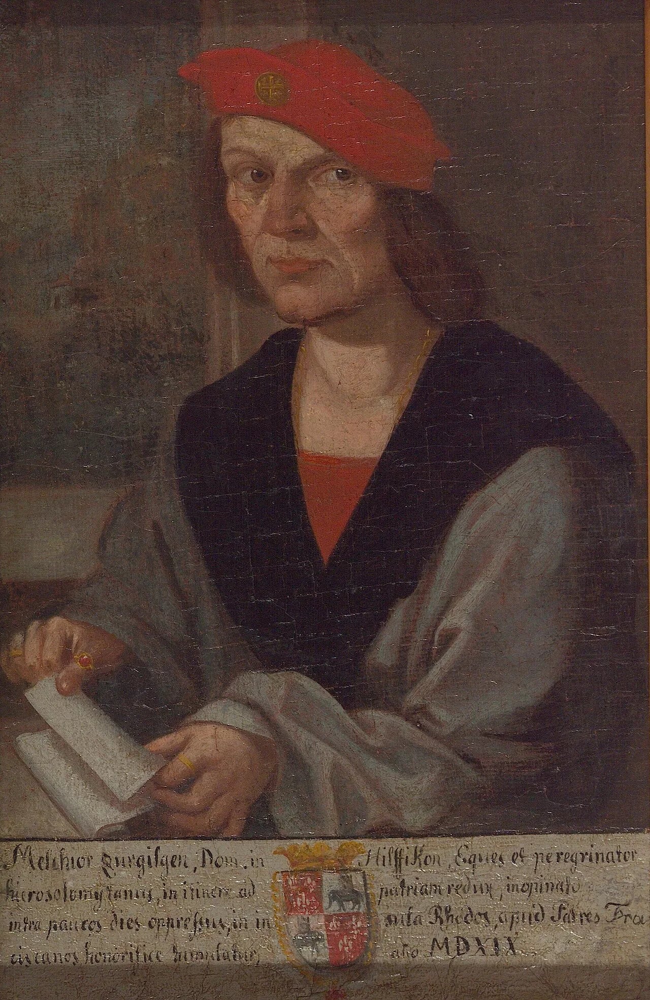Portrait of Melchior Zur Gilgen (1474–1519) – memorial page