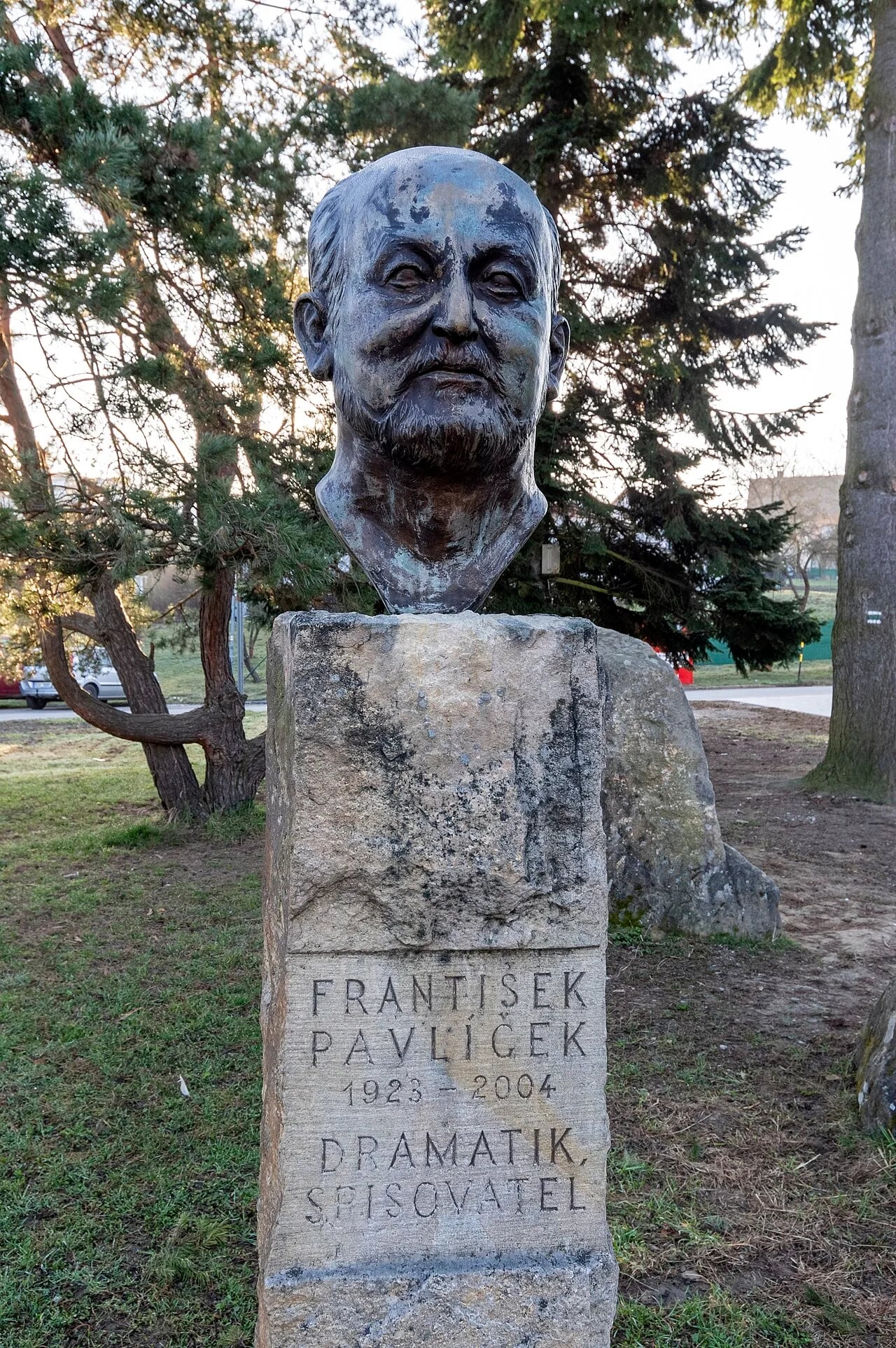 Portrait of František Pavlíček (1923–2004) – memorial page