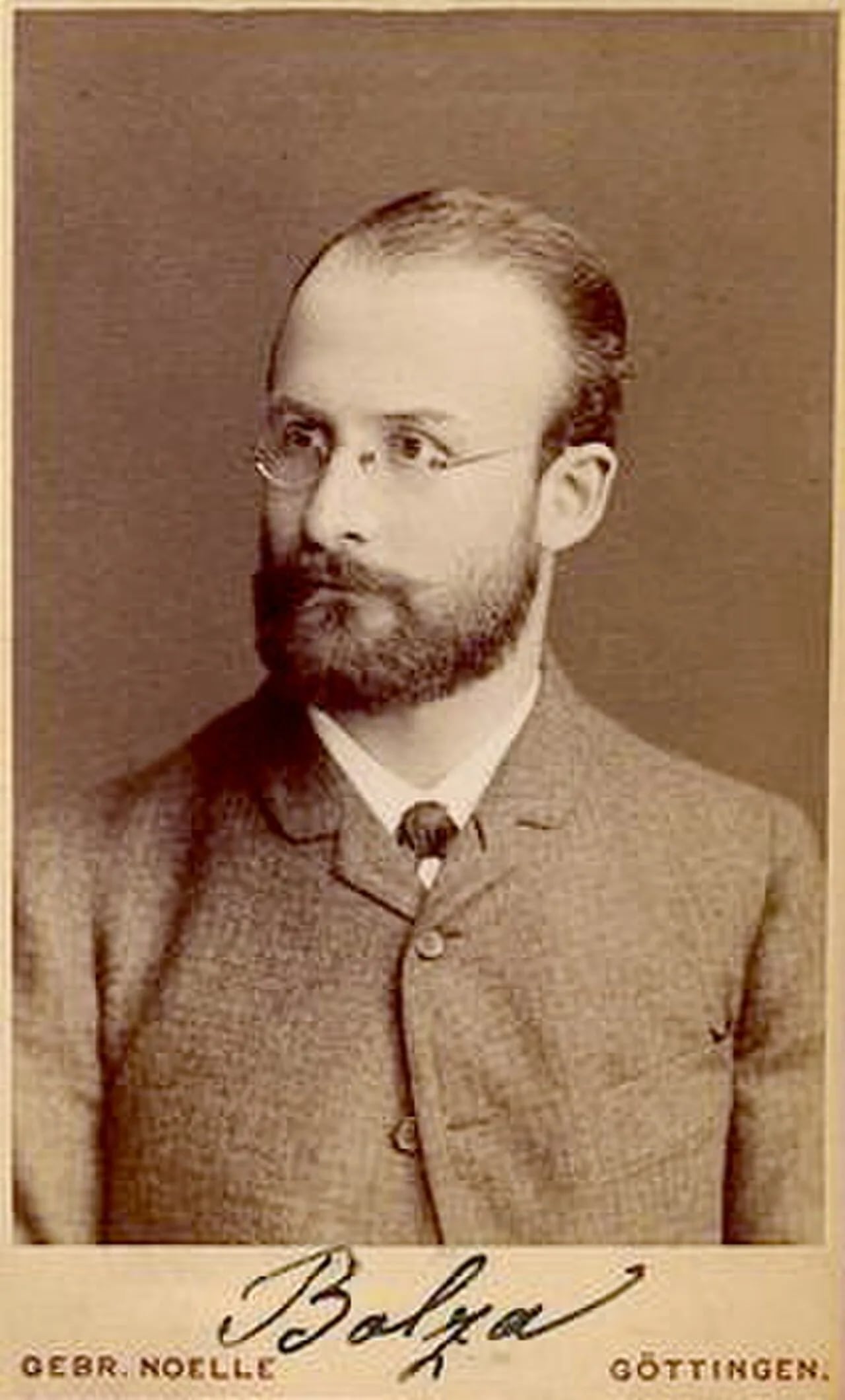 Portrait of Oskar Bolza (1857–1942) – memorial page